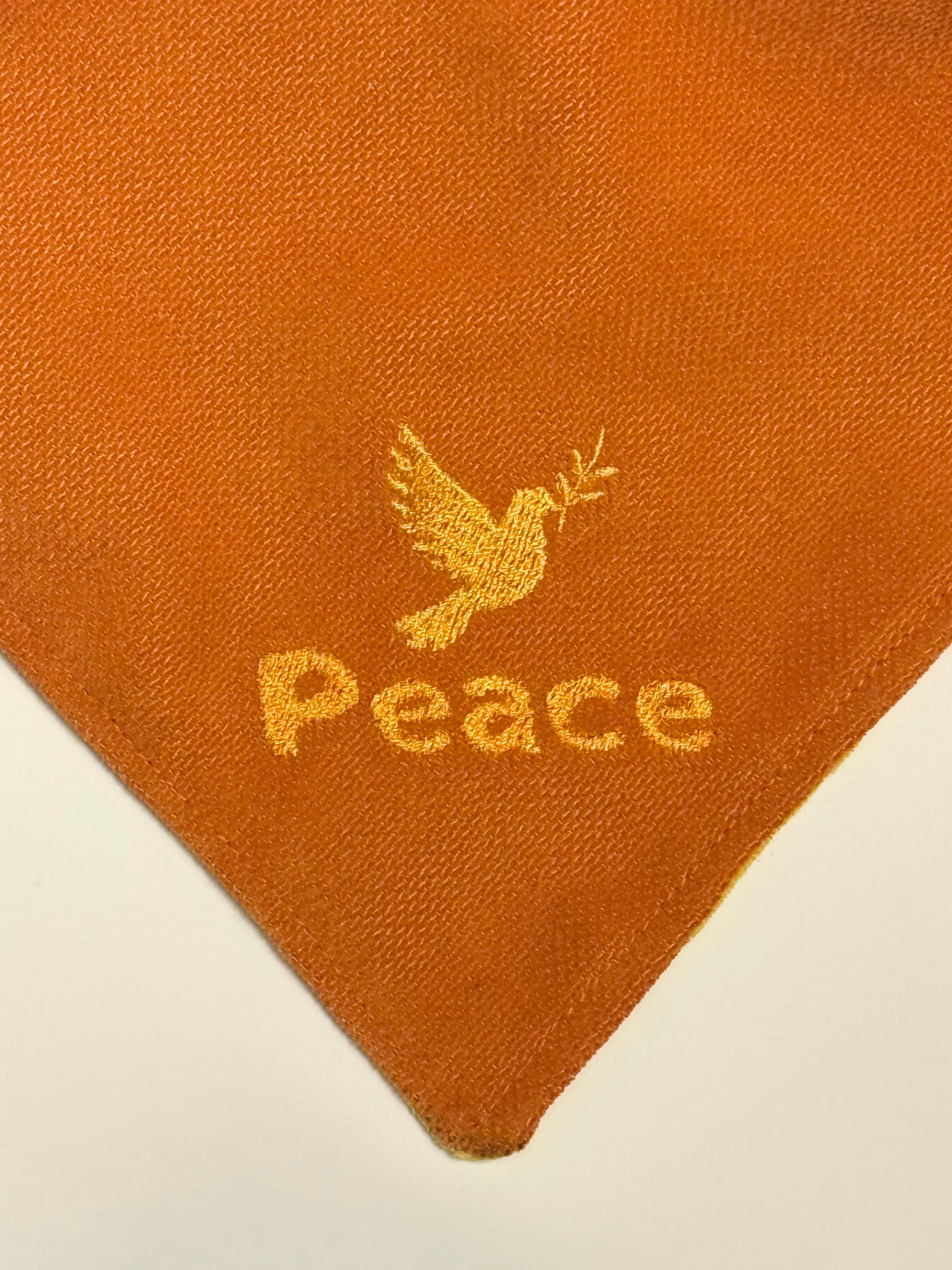 Peace Basic Köpek Bandanası