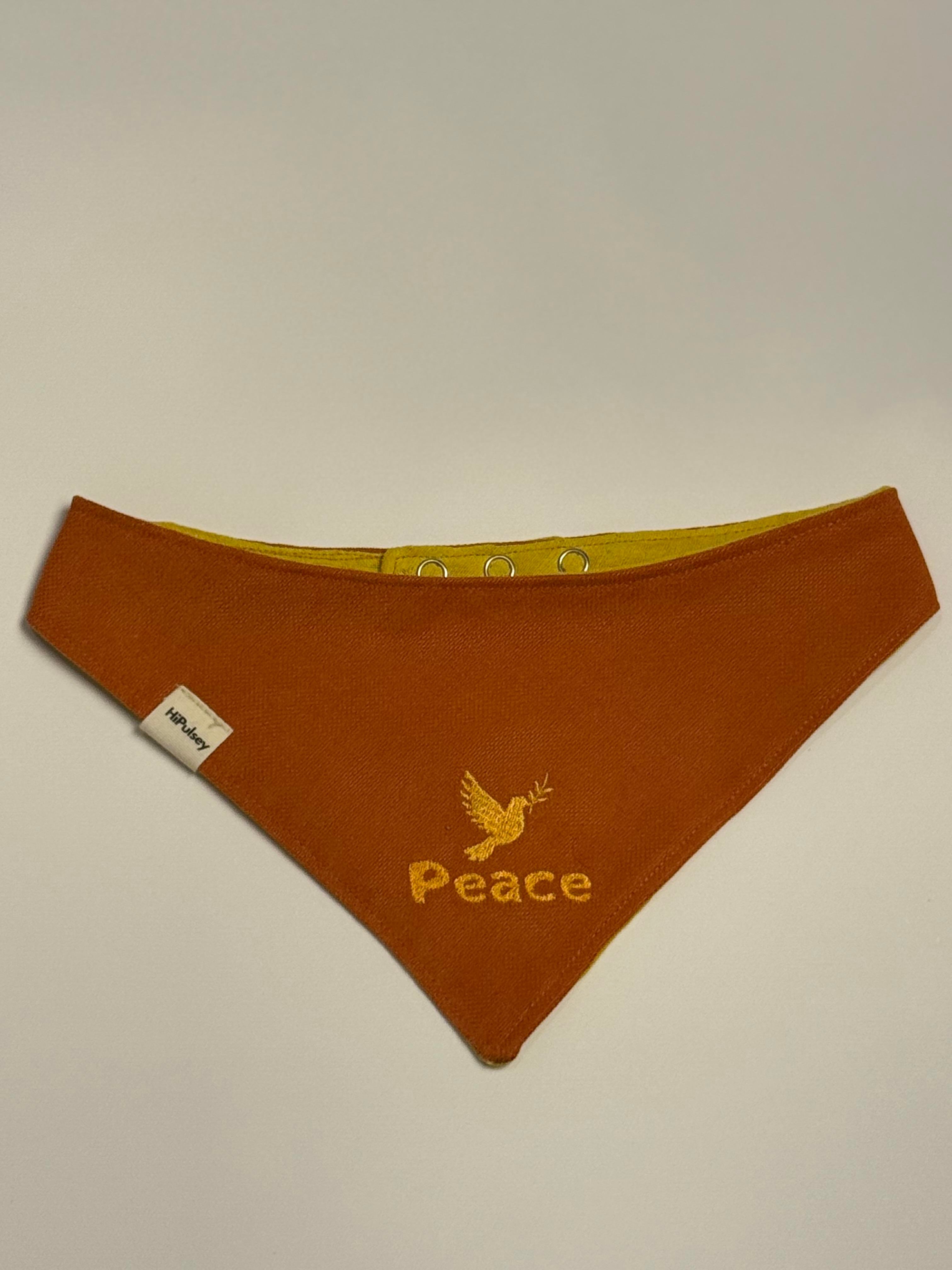 Peace Basic Köpek Bandanası