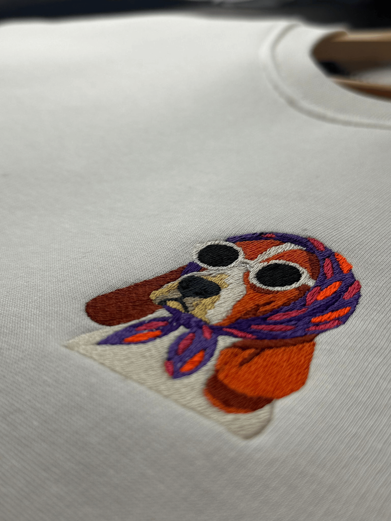 Silent Flex Nakış Desenli Sweatshirt