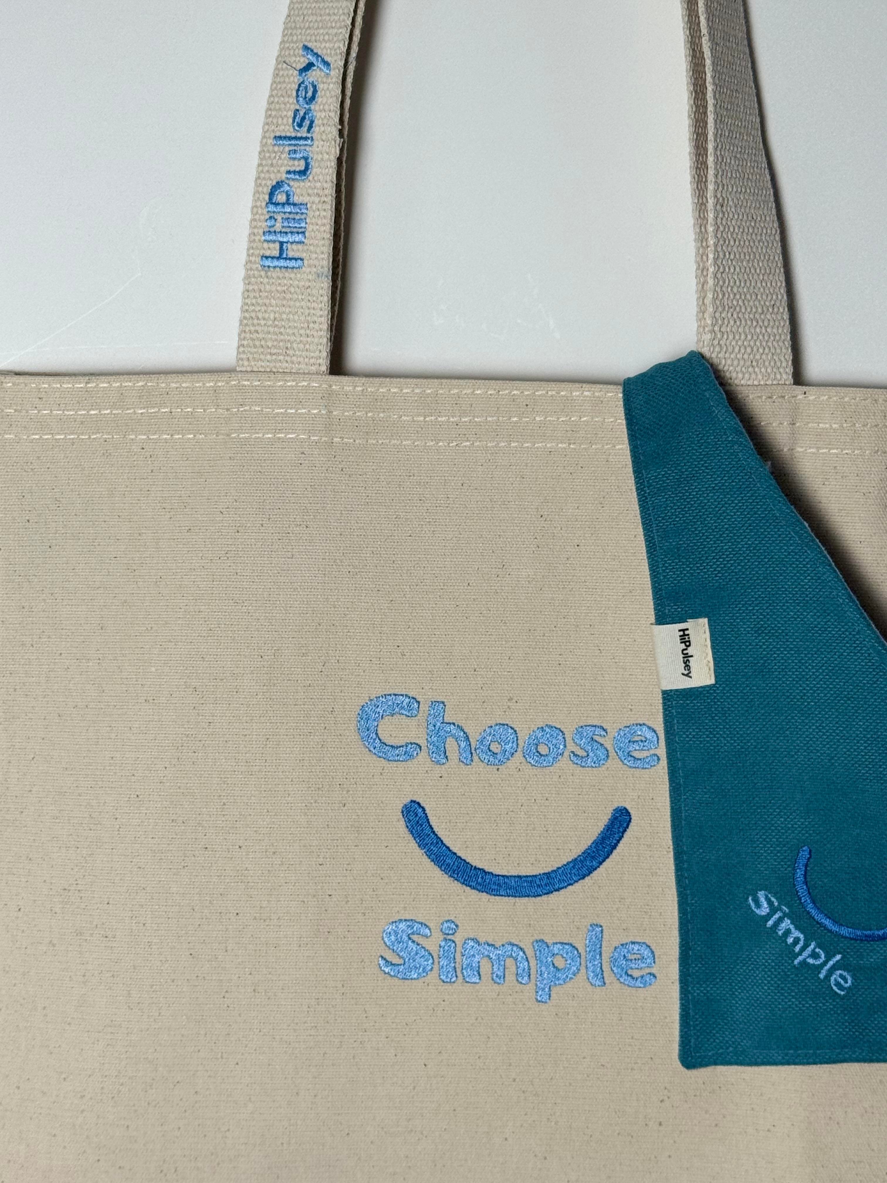 Simple Basic Bez Çanta-Bandana Seti