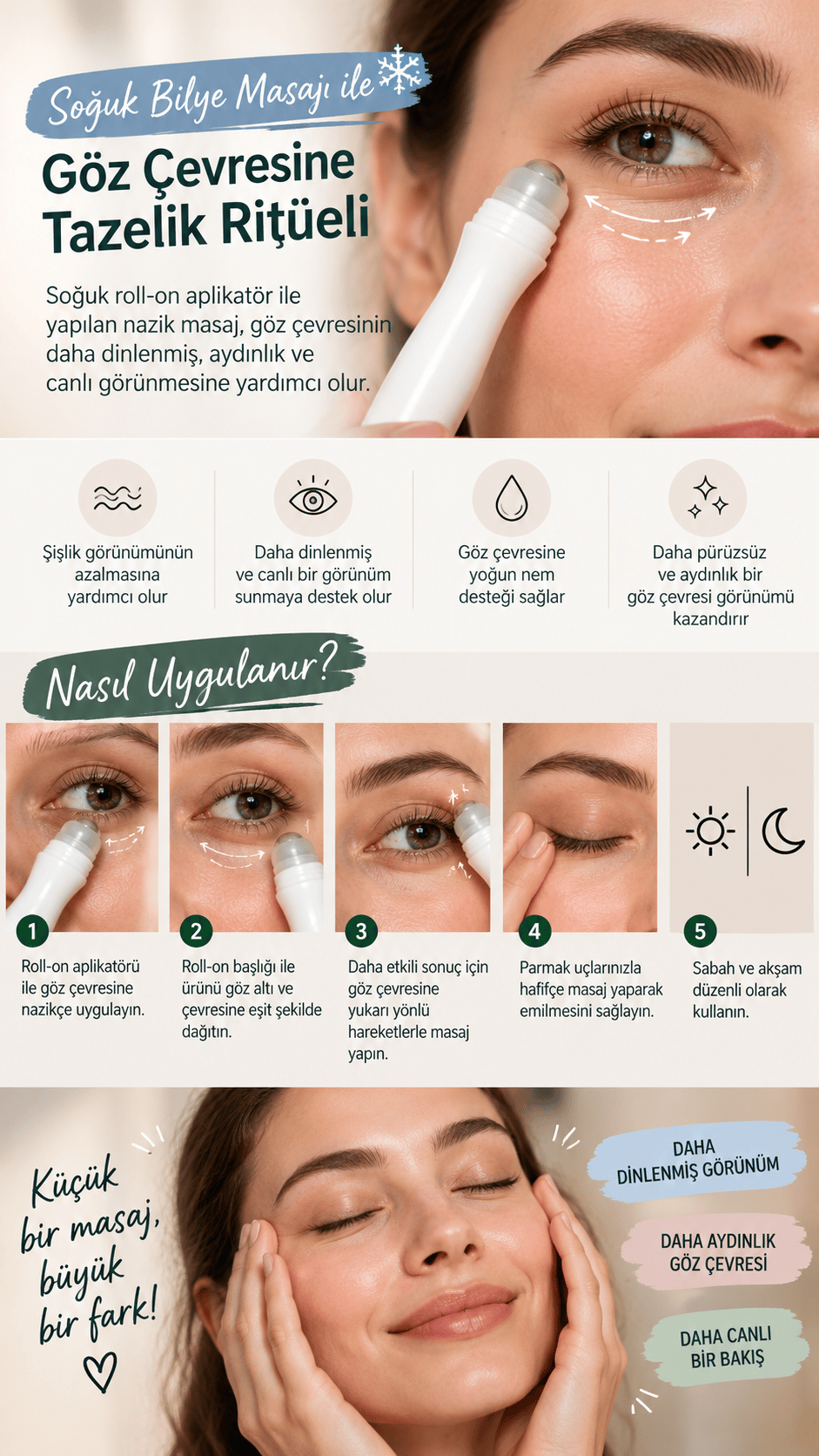 Aydınlatıcı ve Dinlendirici Göz Çevresi Bakım Kremi | 15 ml