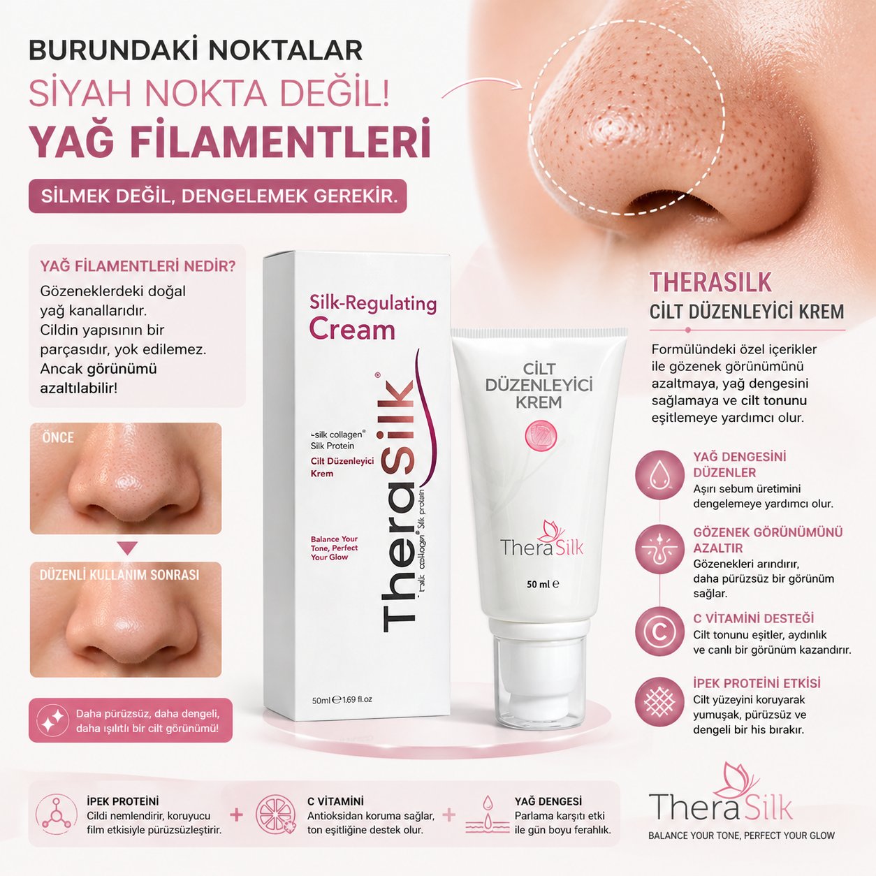 Cilt Düzenleyici Krem, 50 ml