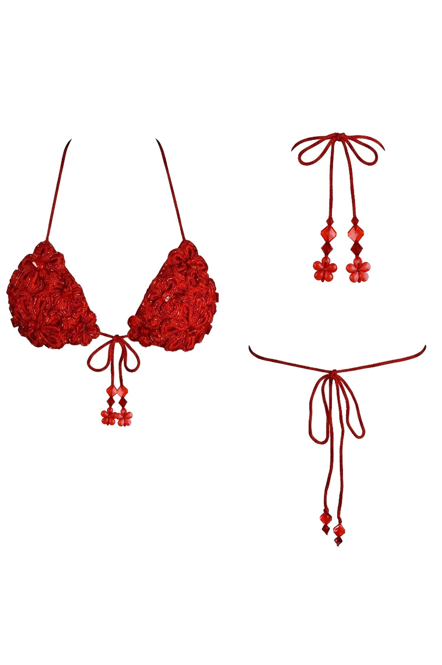 Isla Roja El Örgüsü  Bikini Üstü