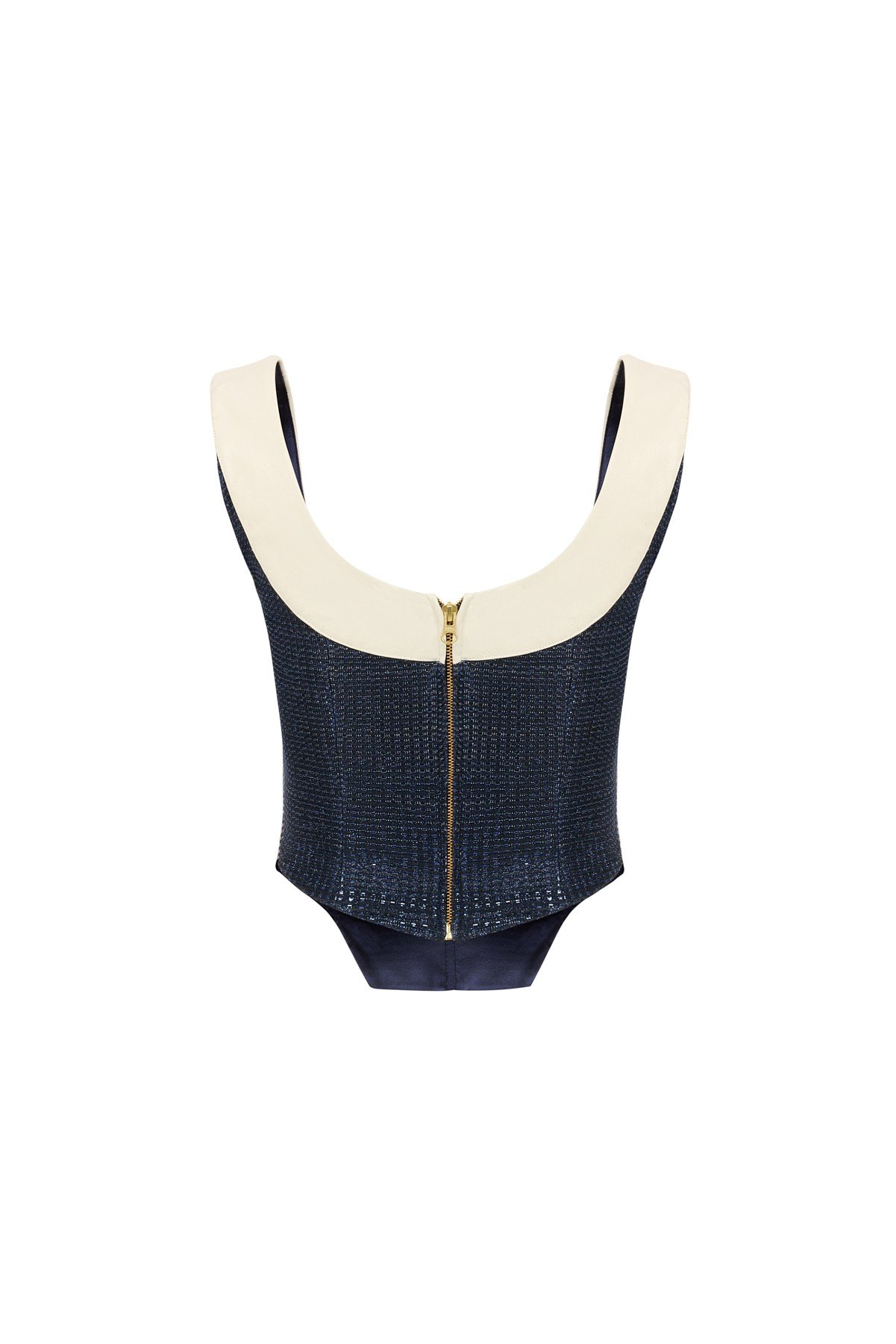 Navy Ivory Corset