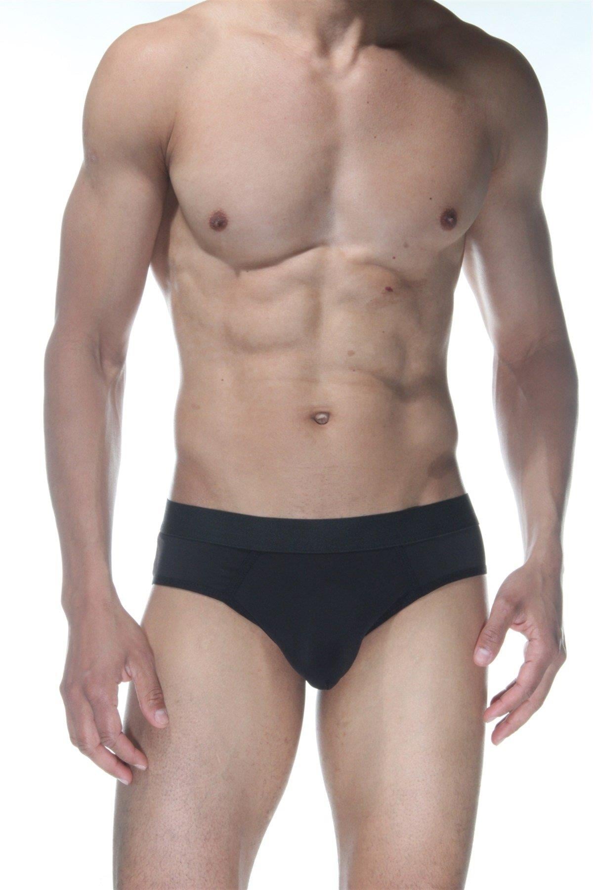 Siyah Jockstrap Erkek İç Giyim