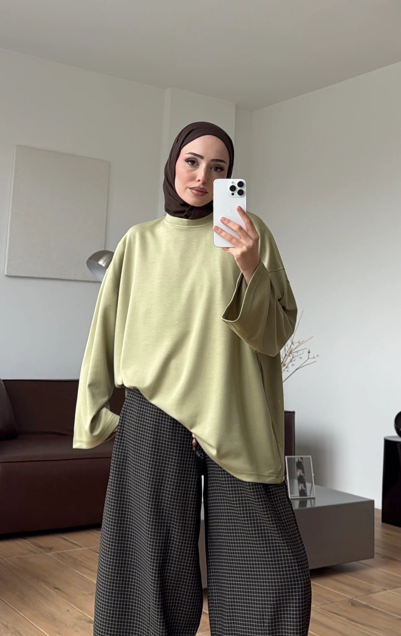 Kadın Seyyar Bağlamalı Oy-sho Kumaş Tunik M62410 - Yeşil