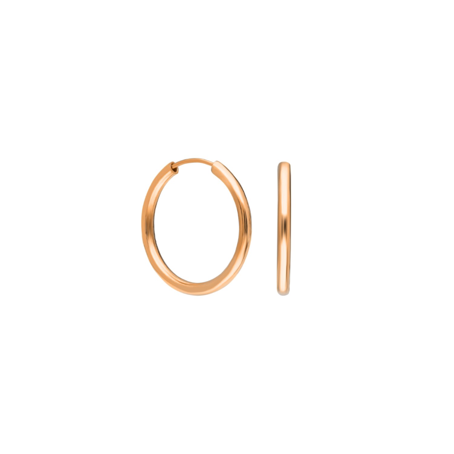 14mm Halka Küpe719952 Gold