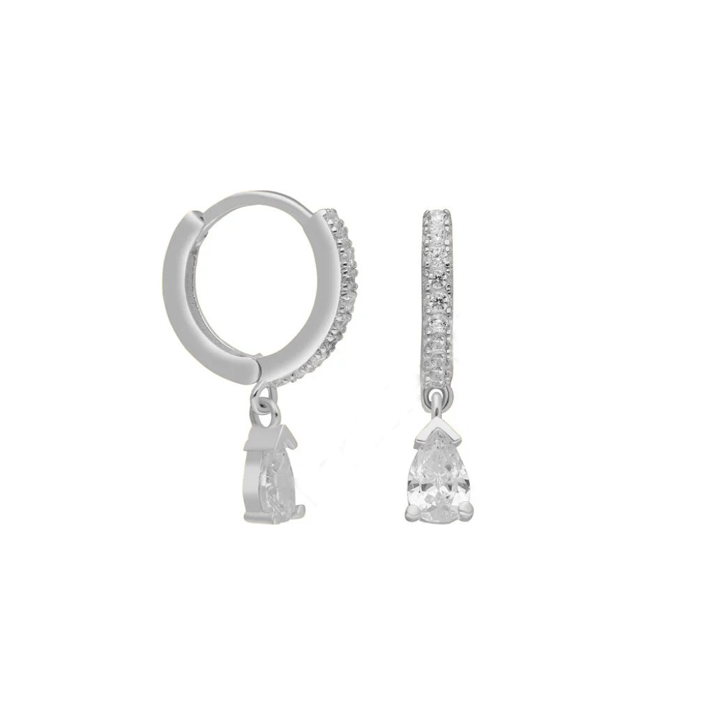 Damla Taşlı Küpe 717106 Rose
