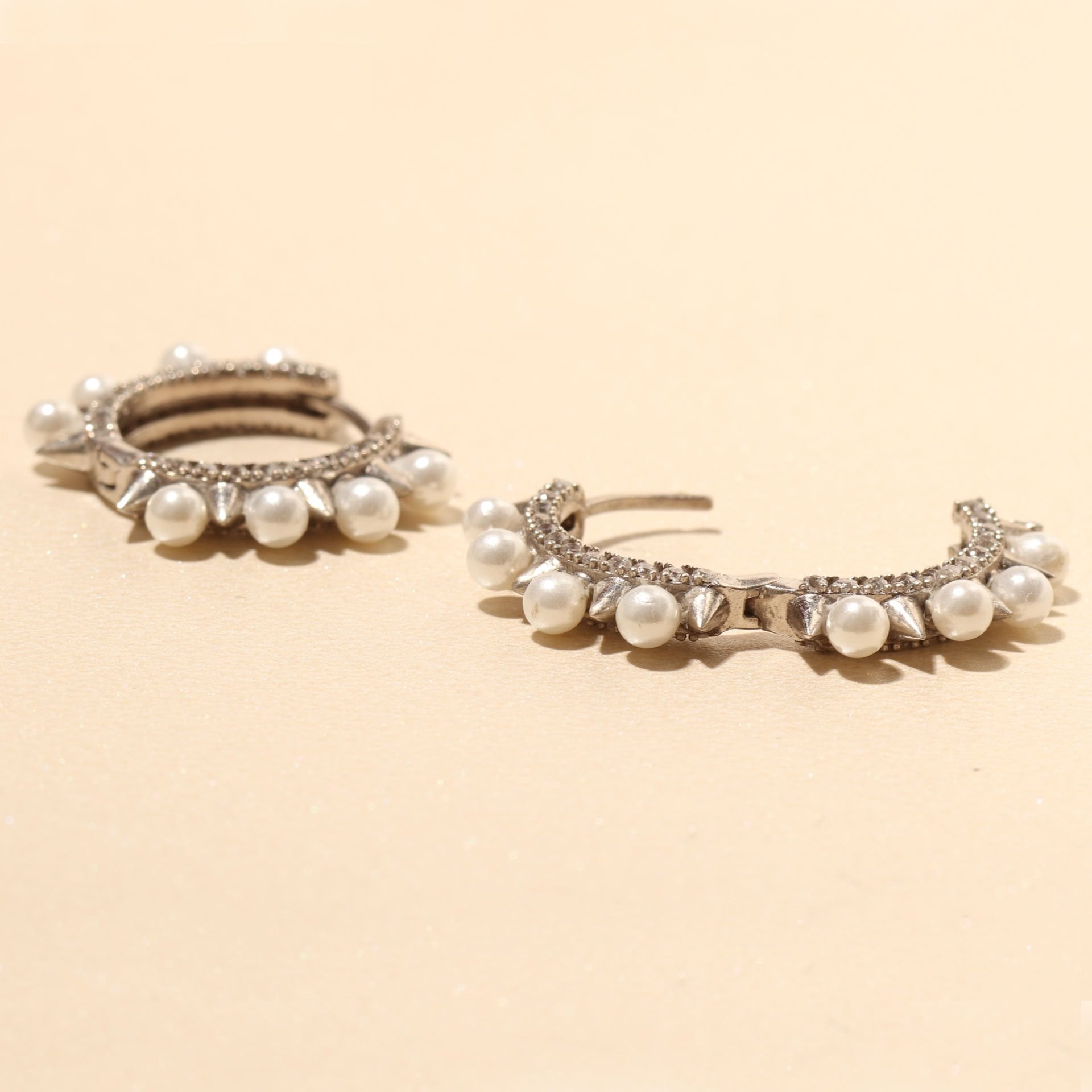 İnci Kübik Küpe 719854 Silver