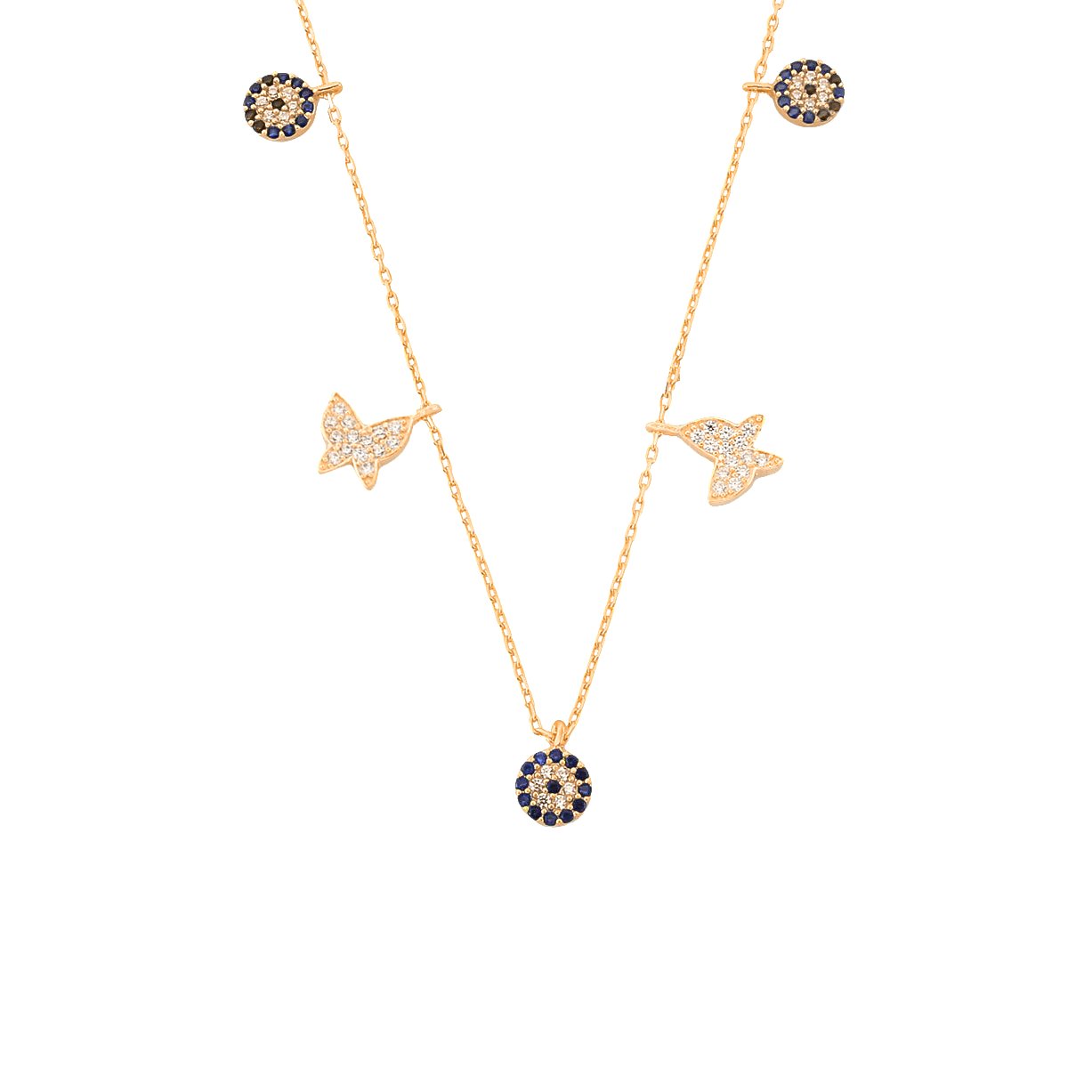 Kelebek Charm Kolye 718901 Rose