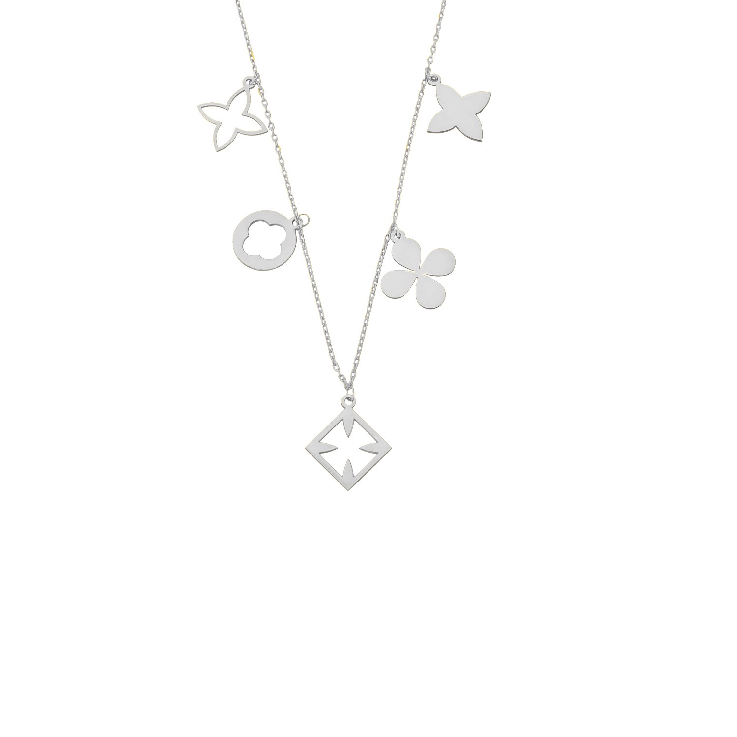 Linda Gümüş Kolye 718957 Silver