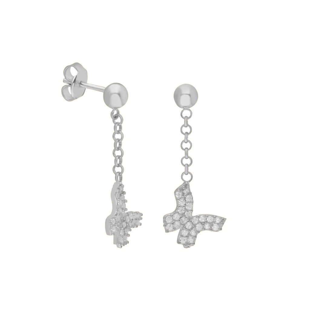 Sallantılı Kelebek Küpe 717088