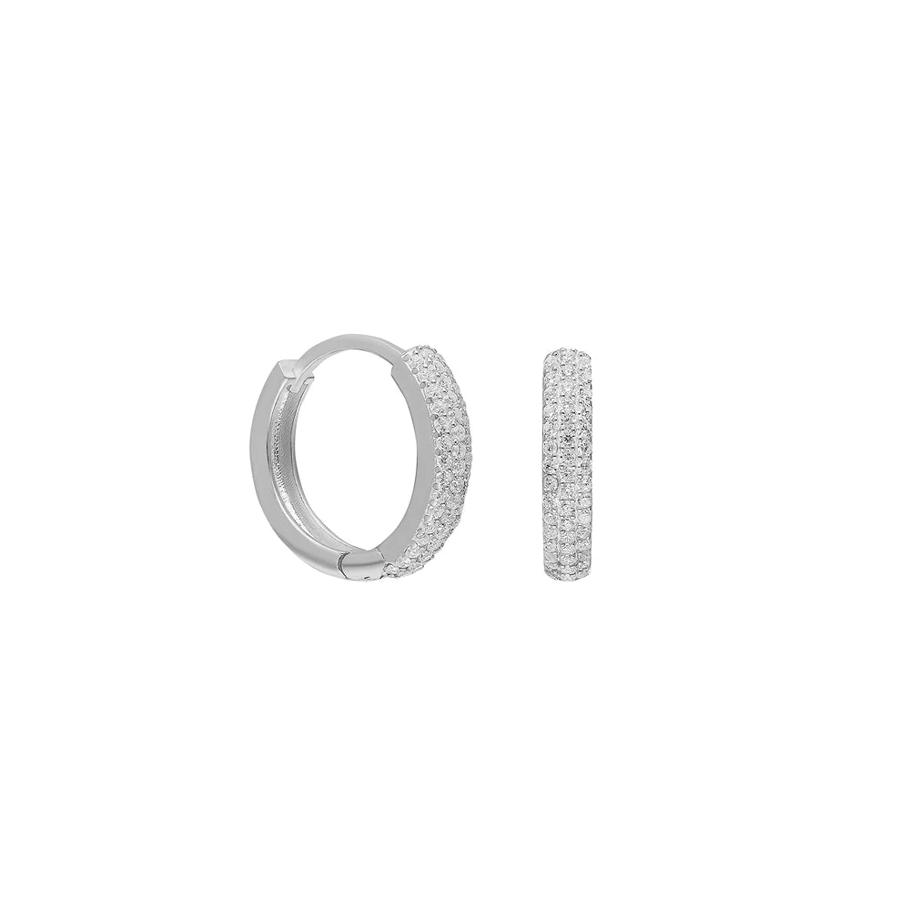 Sırataşlı Halka Küpe 717041 Silver