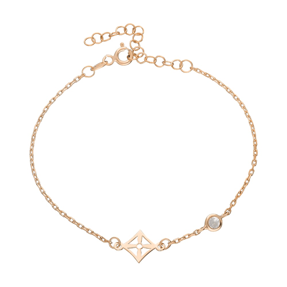 Taşlı Bileklik 717012 Silver