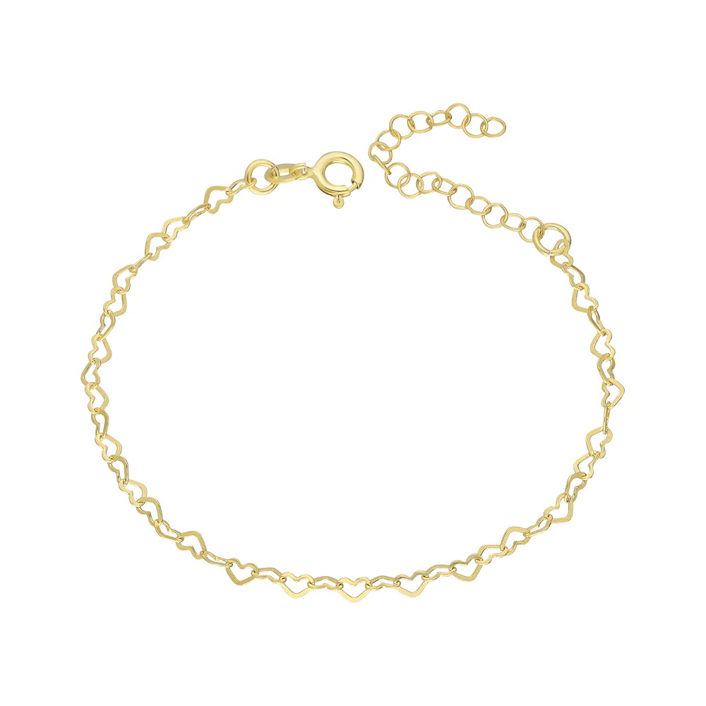 Zincir Kalp Halhal 718529 Gold