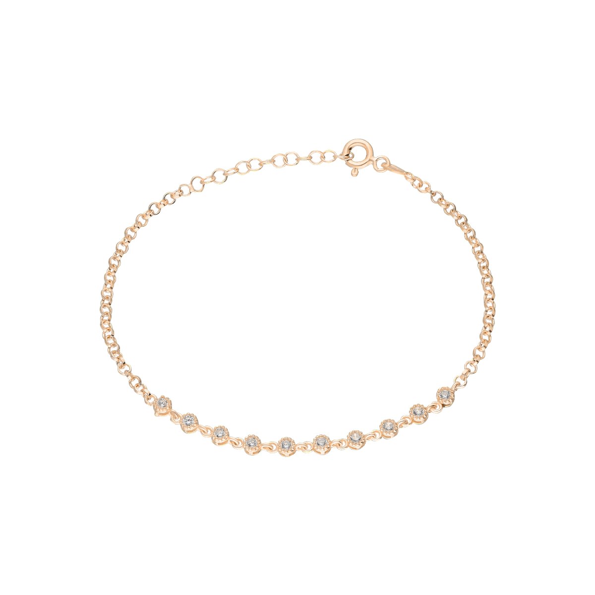 Zirkon Taşlı Bileklik 717008 Silver