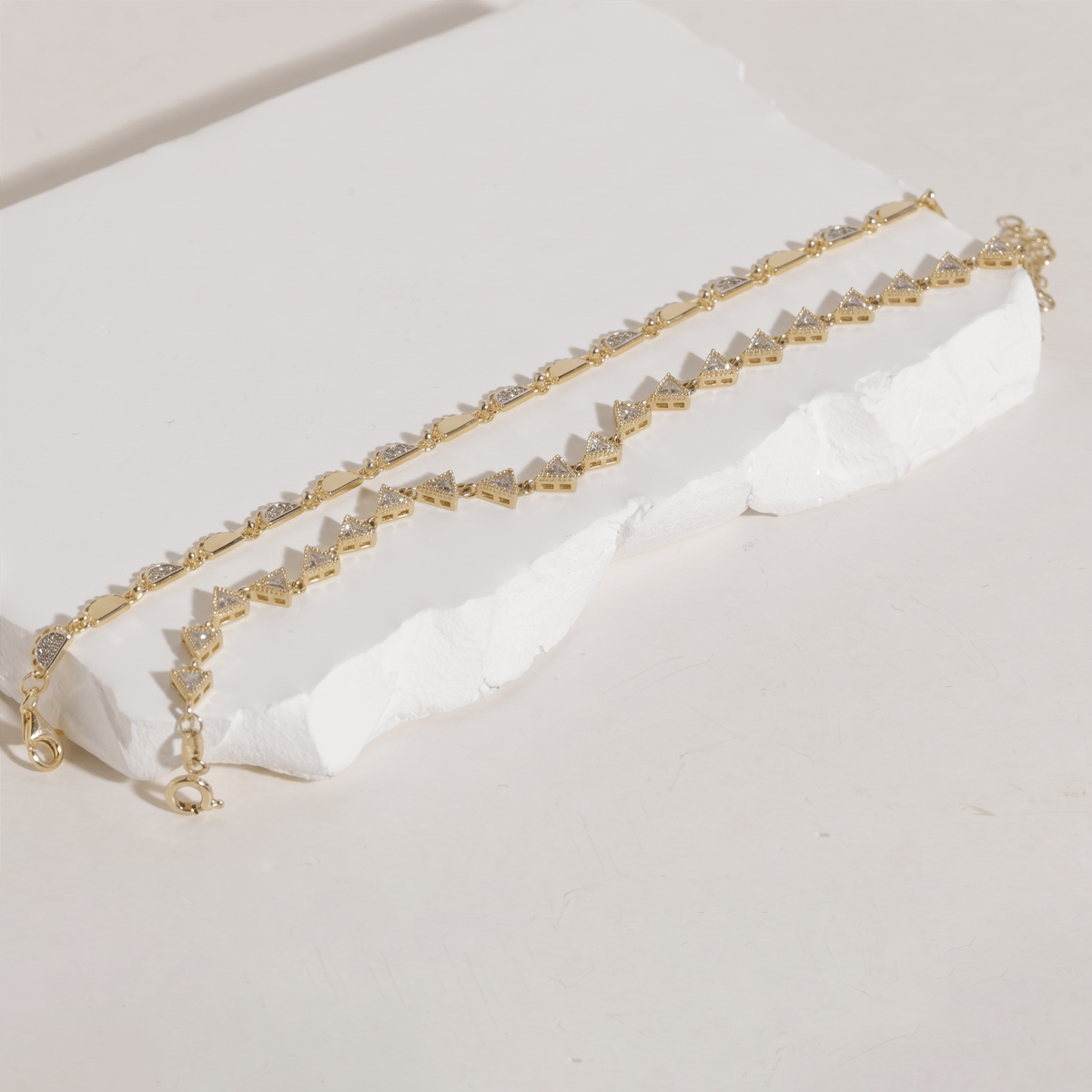 Zirkon Taşlı Bileklik 718547 Gold