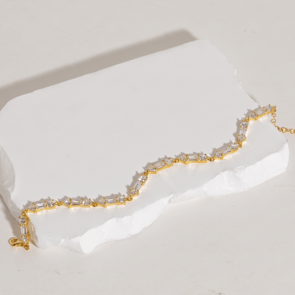 Zirkon Taşlı Bileklik 718553 Gold