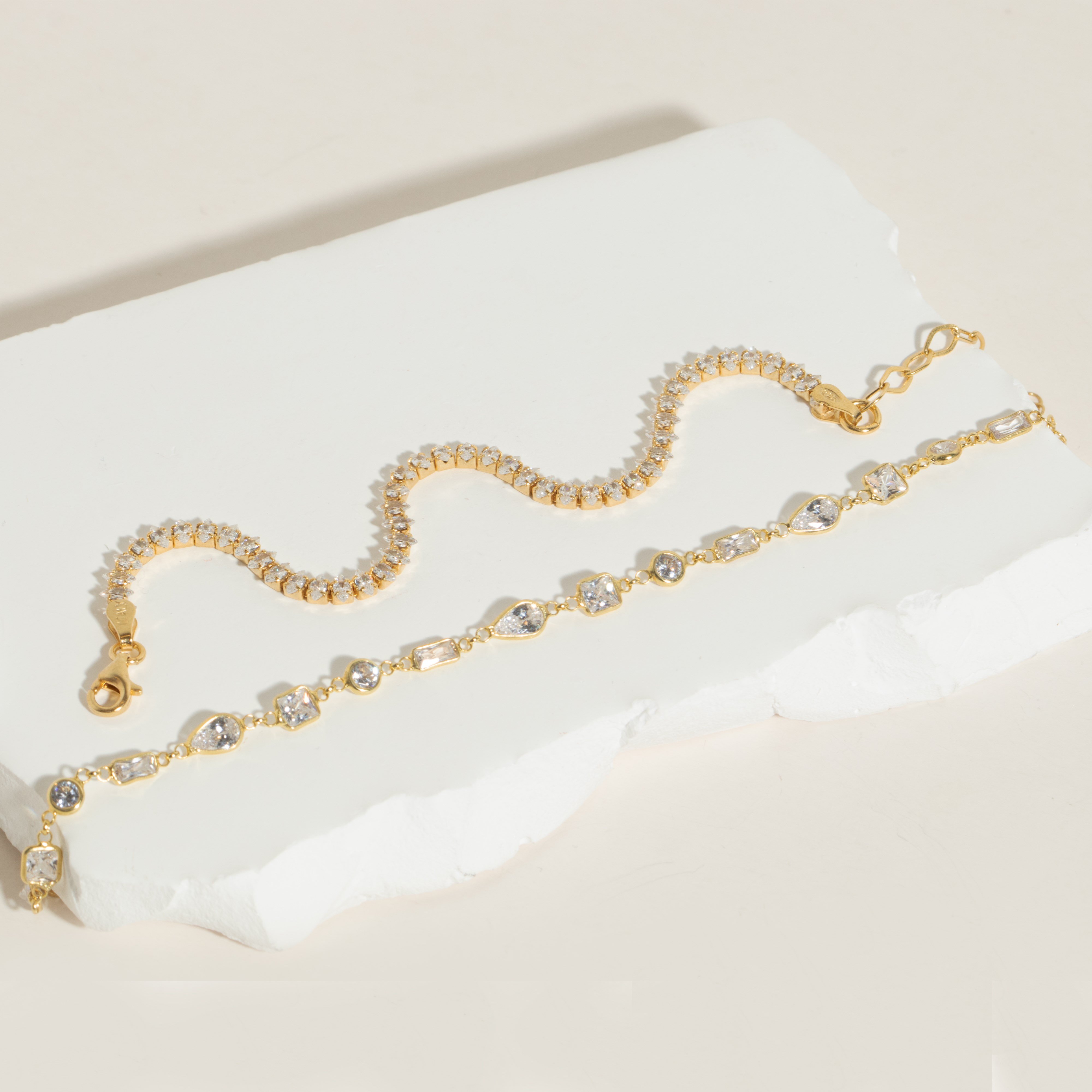 Zirkon Taşlı Bileklik 718554 Gold