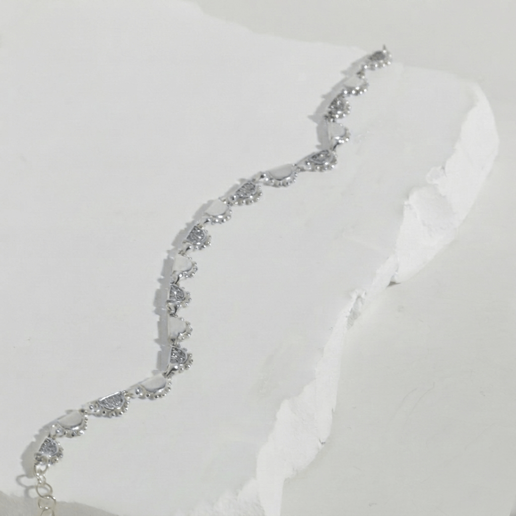 Zirkon Taşlı Minimal Bileklik 718555 Silver