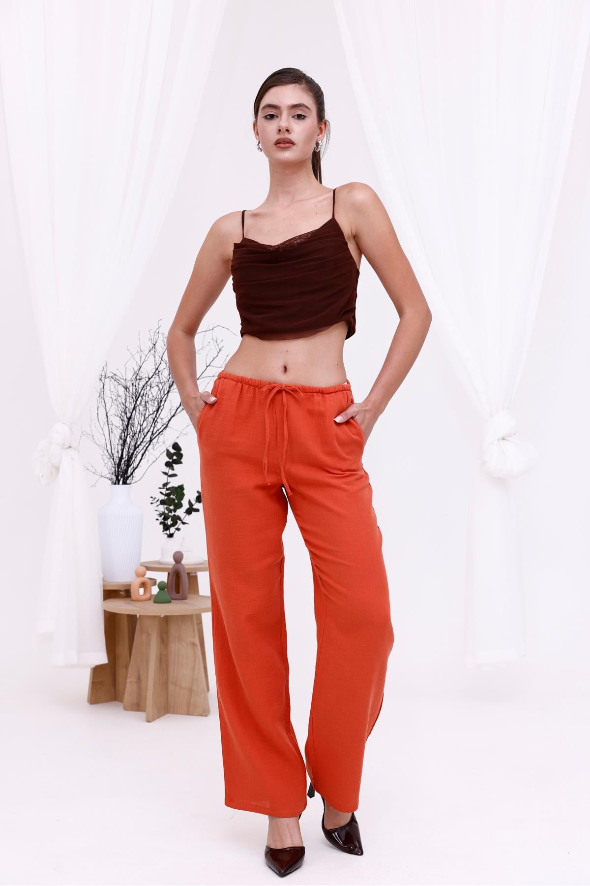 Beli Lastikli Pantolon