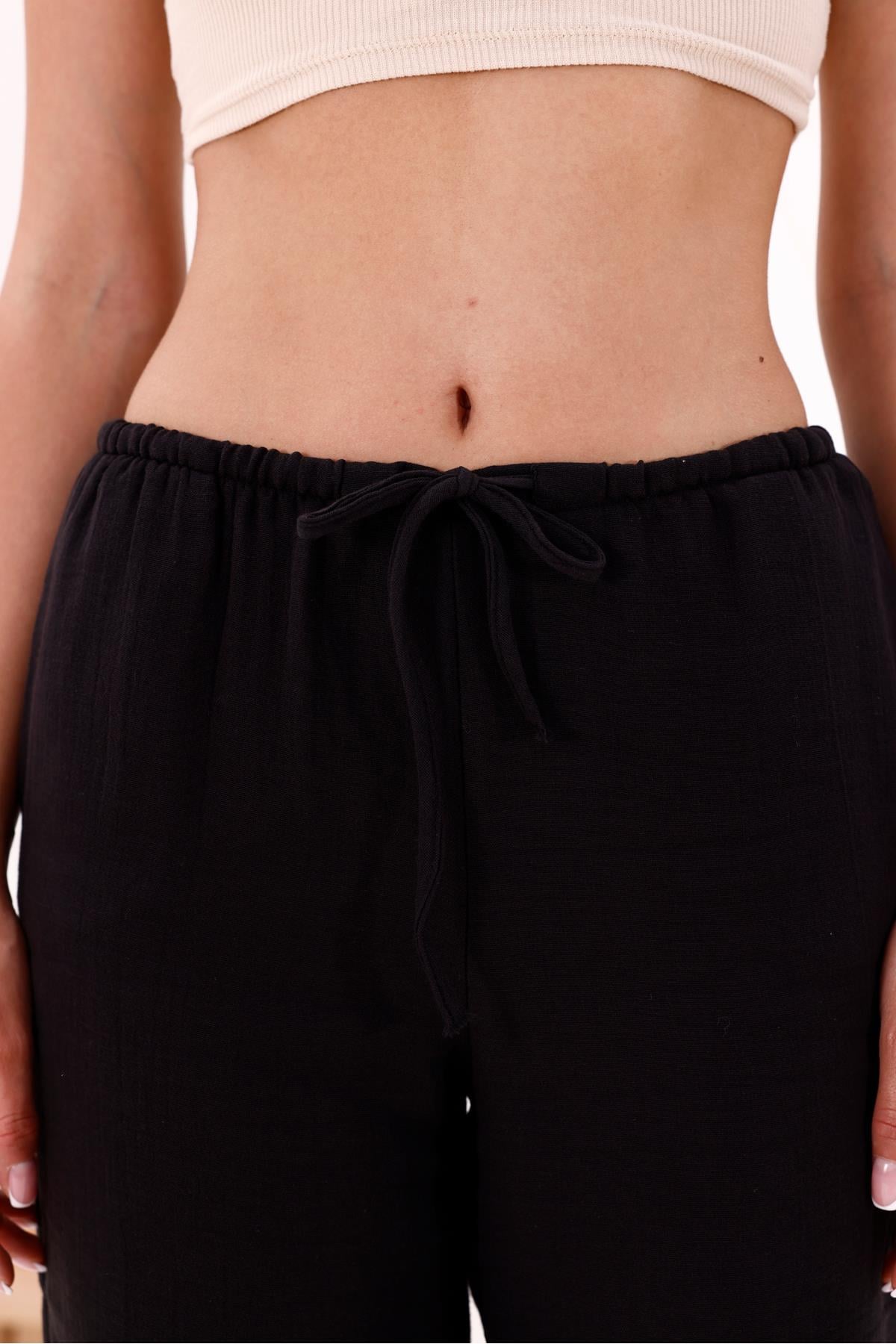 Beli Lastikli Pantolon