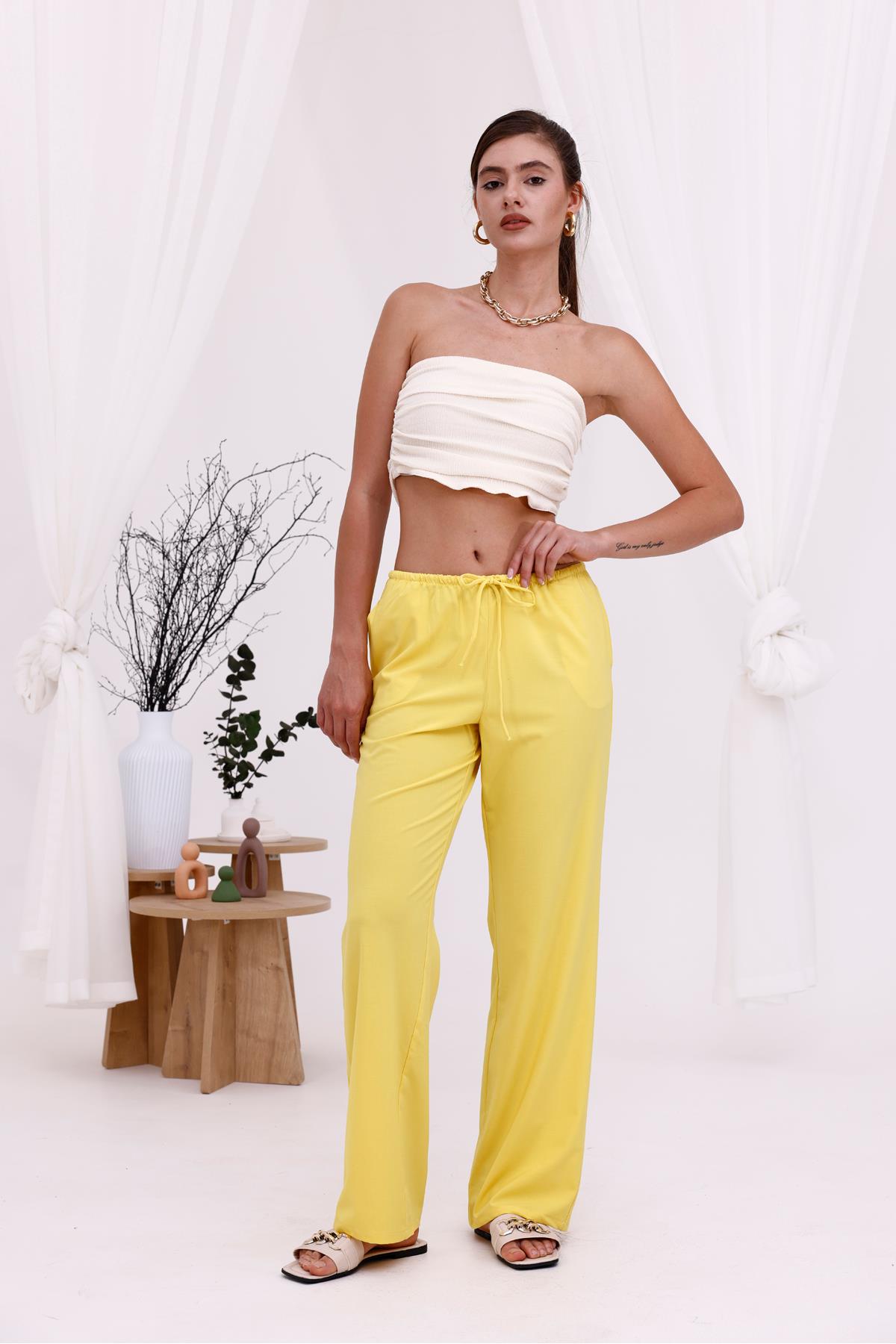 Beli Lastikli Pantolon