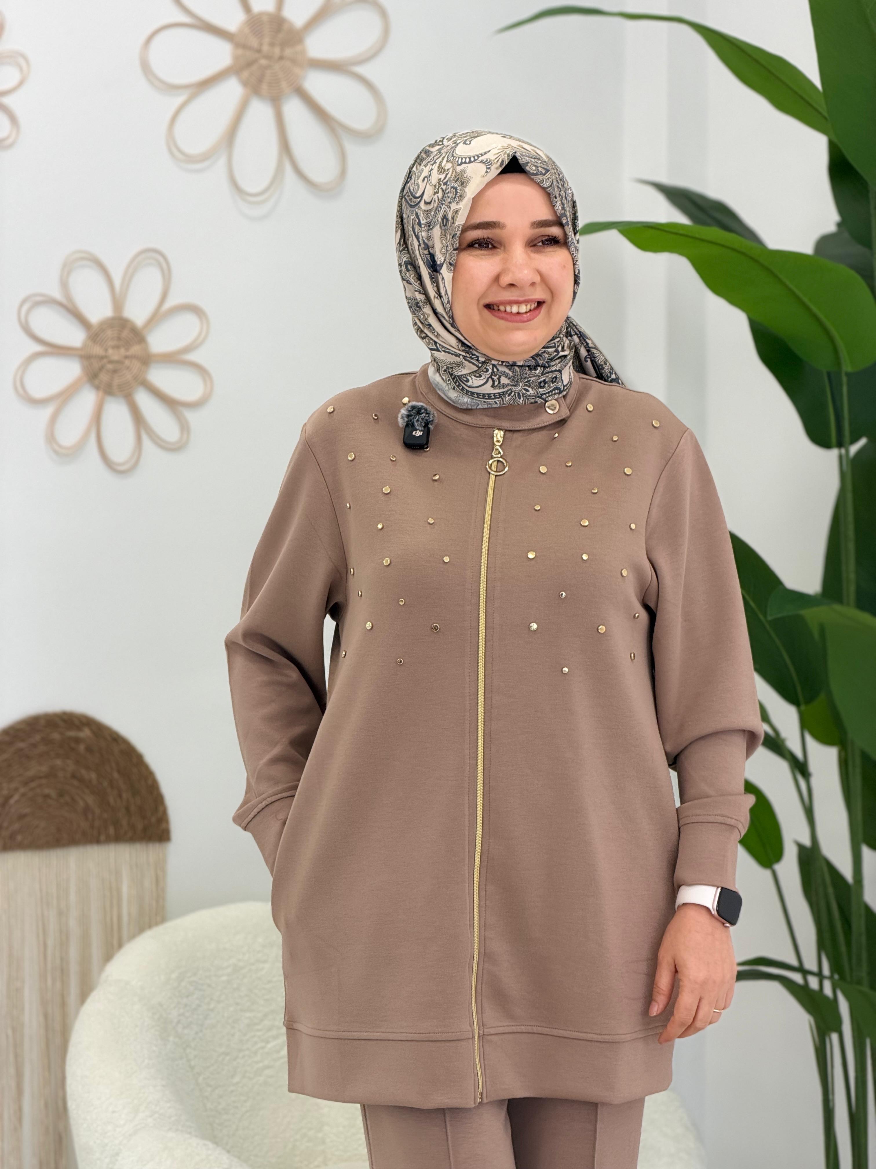 Camel Modal Kumaş Takım