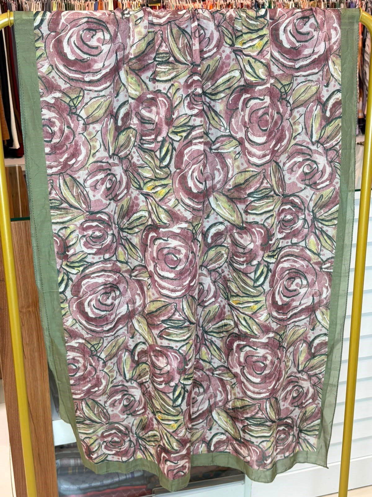 Gül Desenli  Şal
