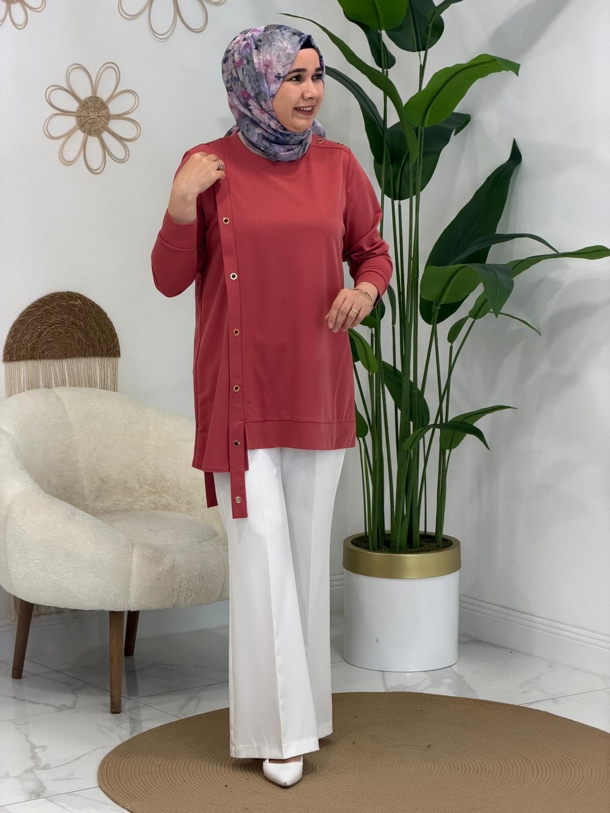Gül Kuş Gözü Tunik