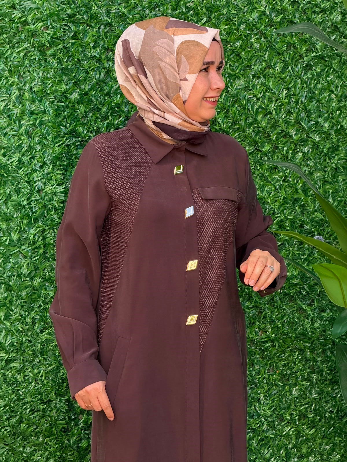 Kahve Giy Çık Tunik