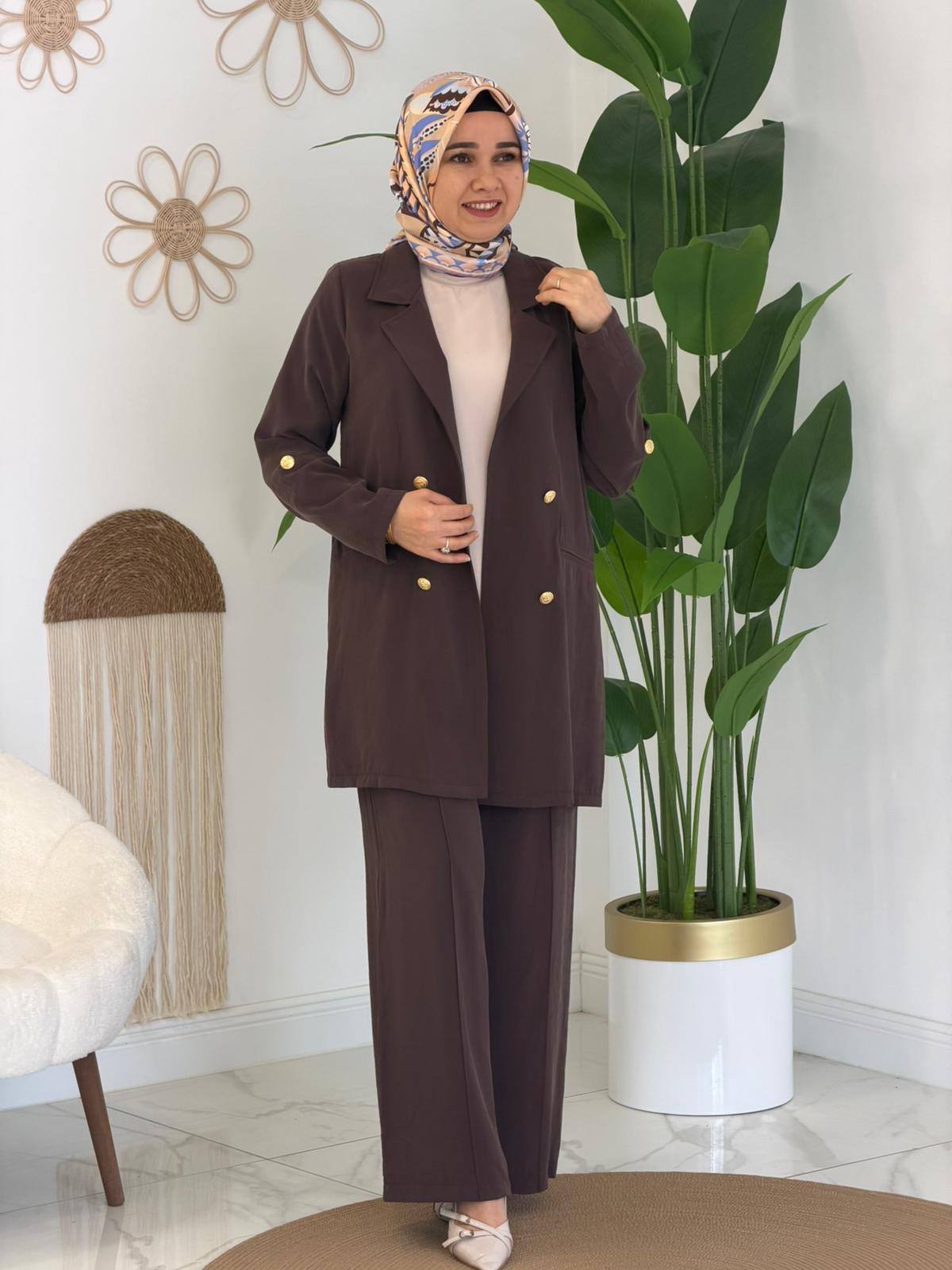 Kahve Kupra Takım