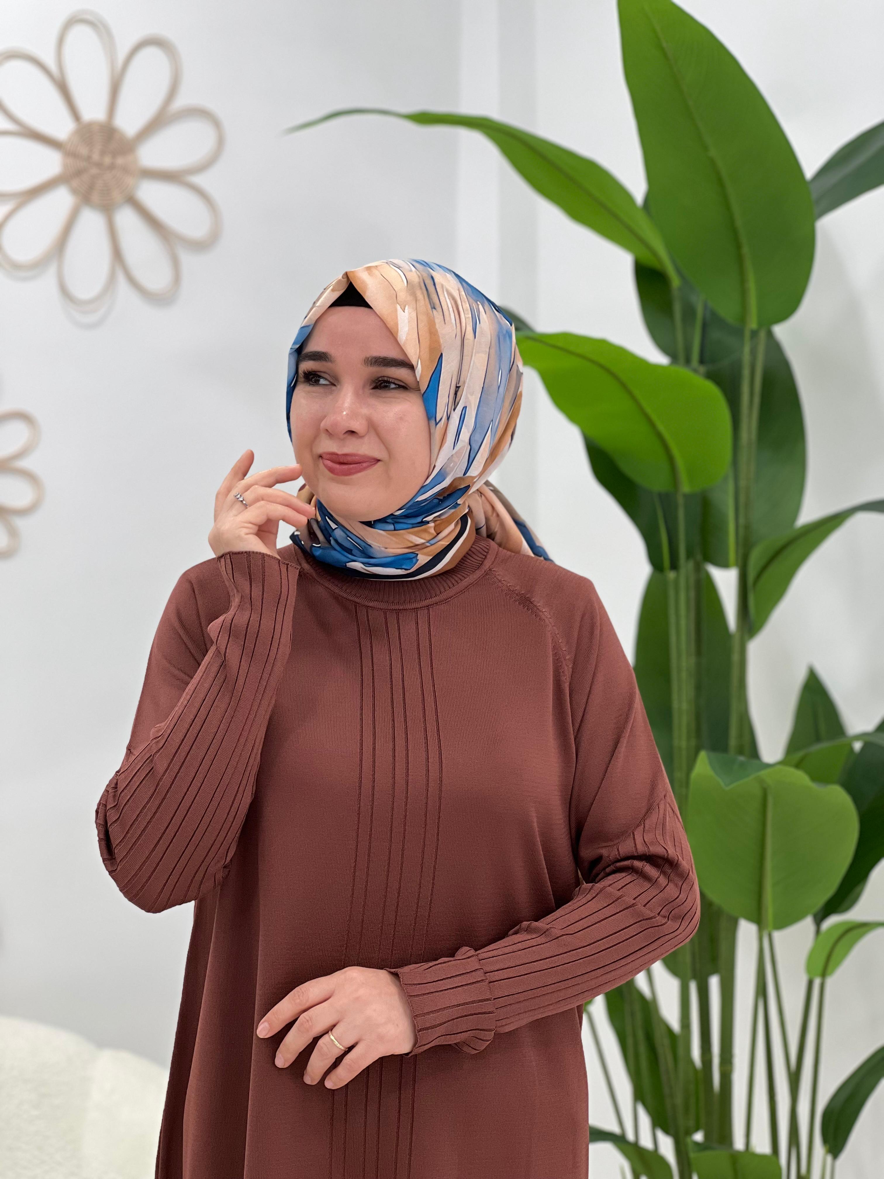 Kahve Merserize Tunik