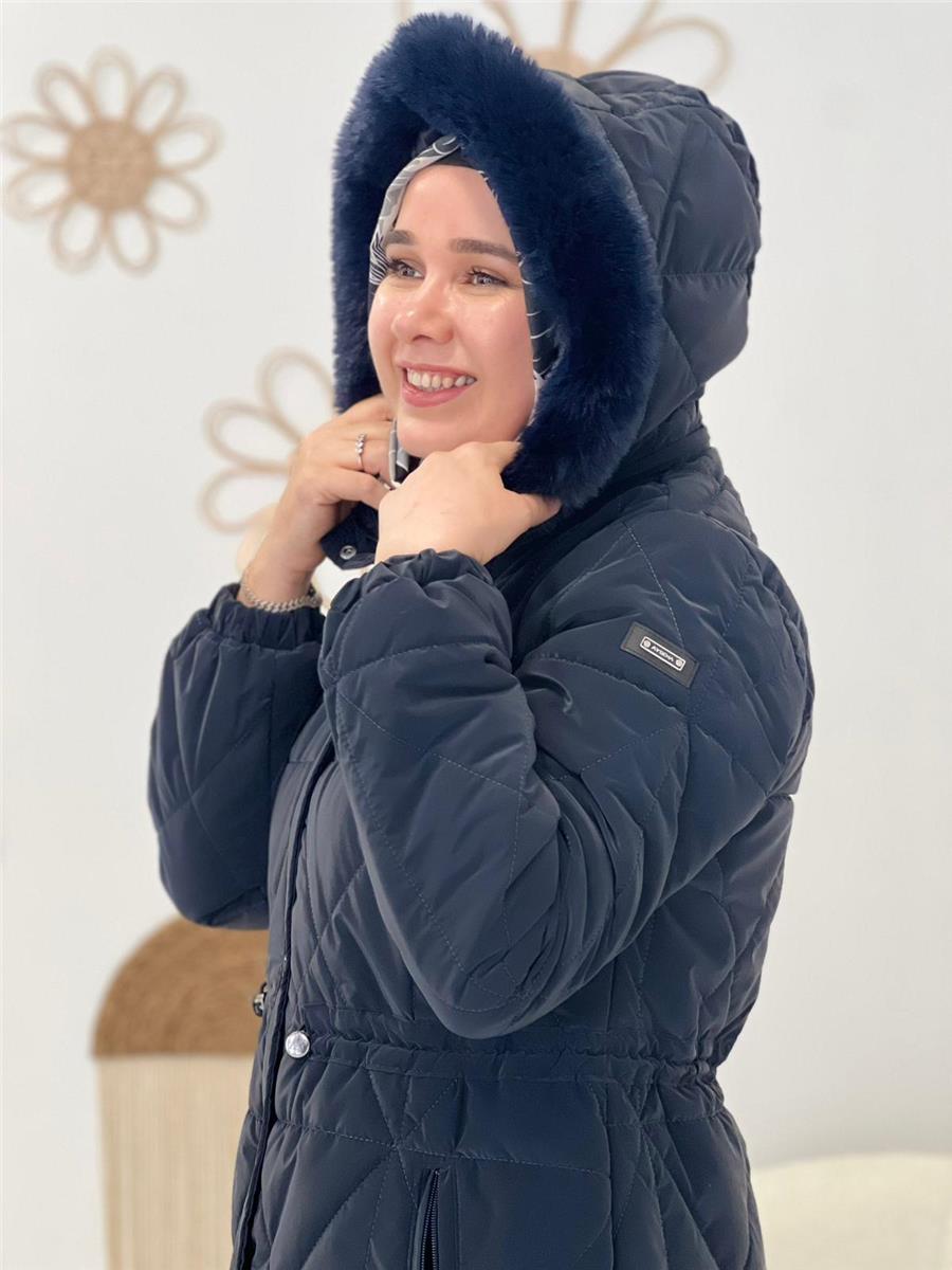 Lacivert Şişme Mont