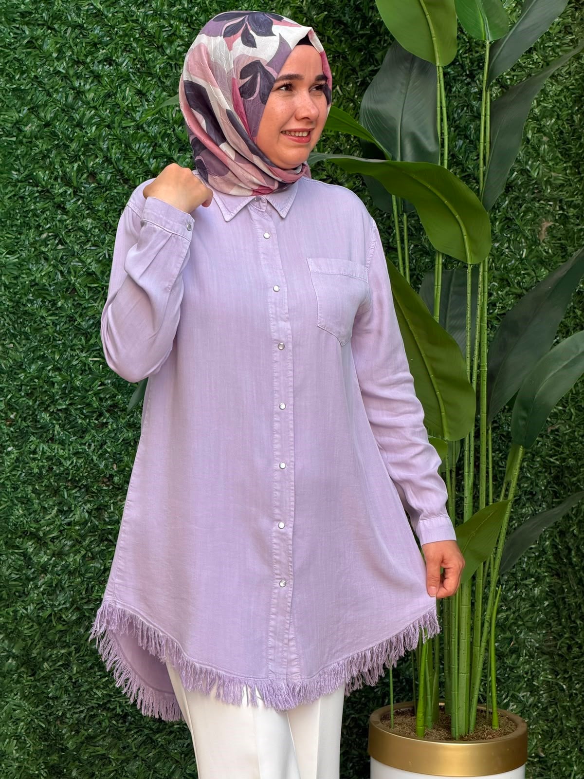 Leylak Tensel Tunik