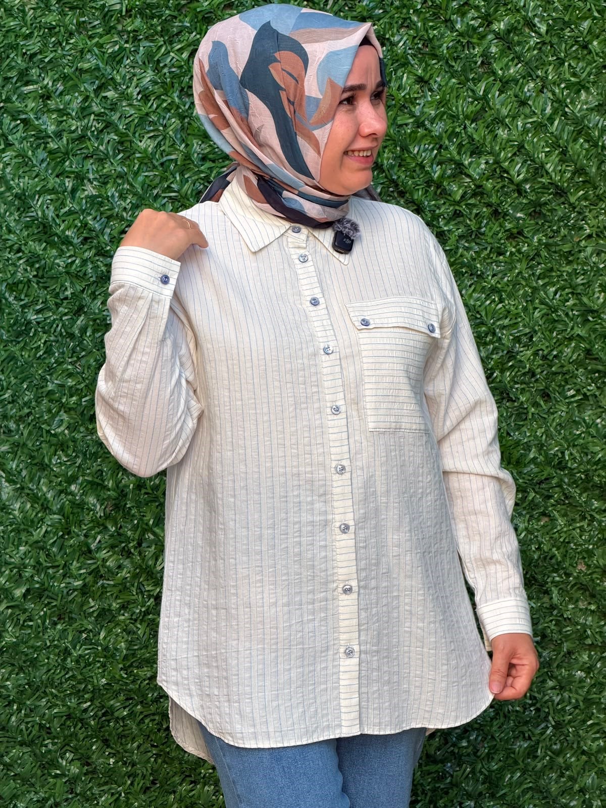 Mavi Cotton Tunik