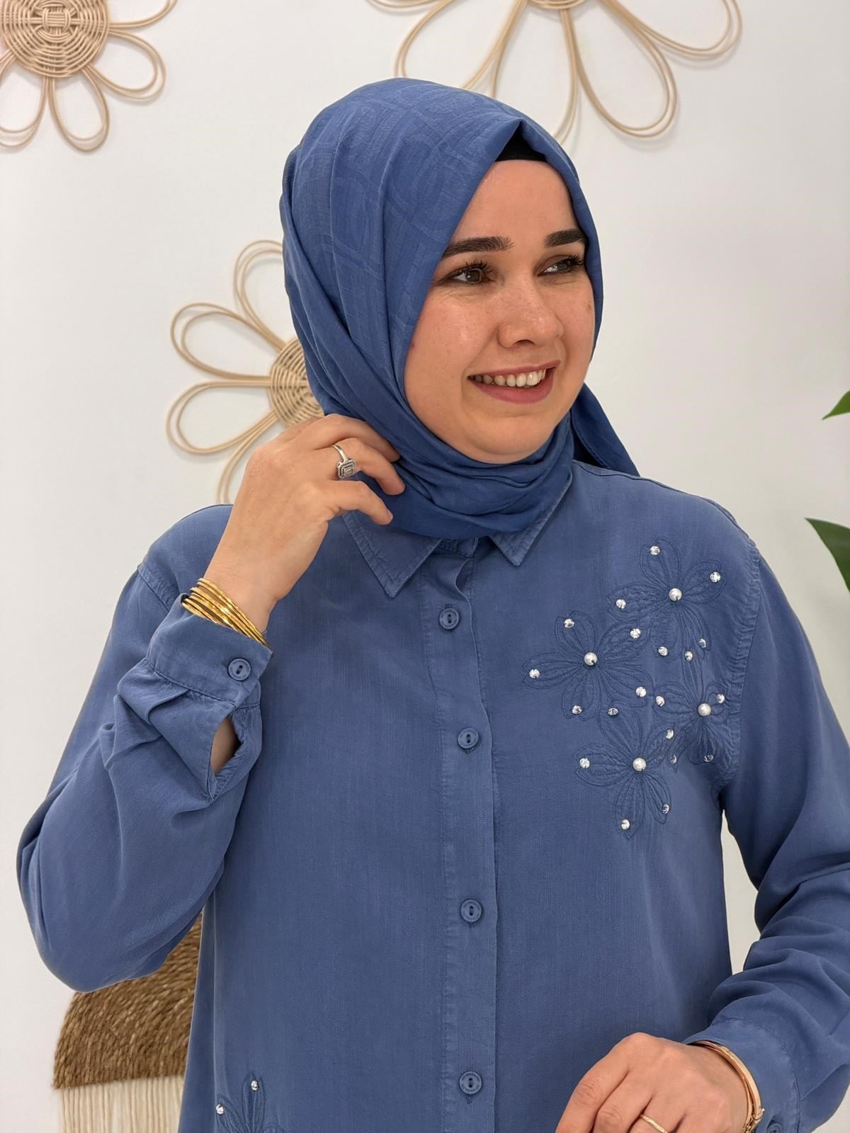 Mavi Tensel Tunik