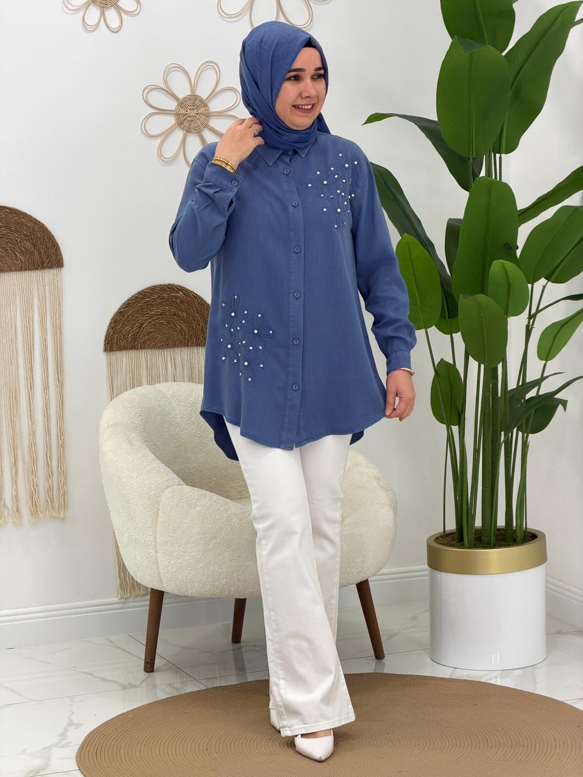 Mavi Tensel Tunik