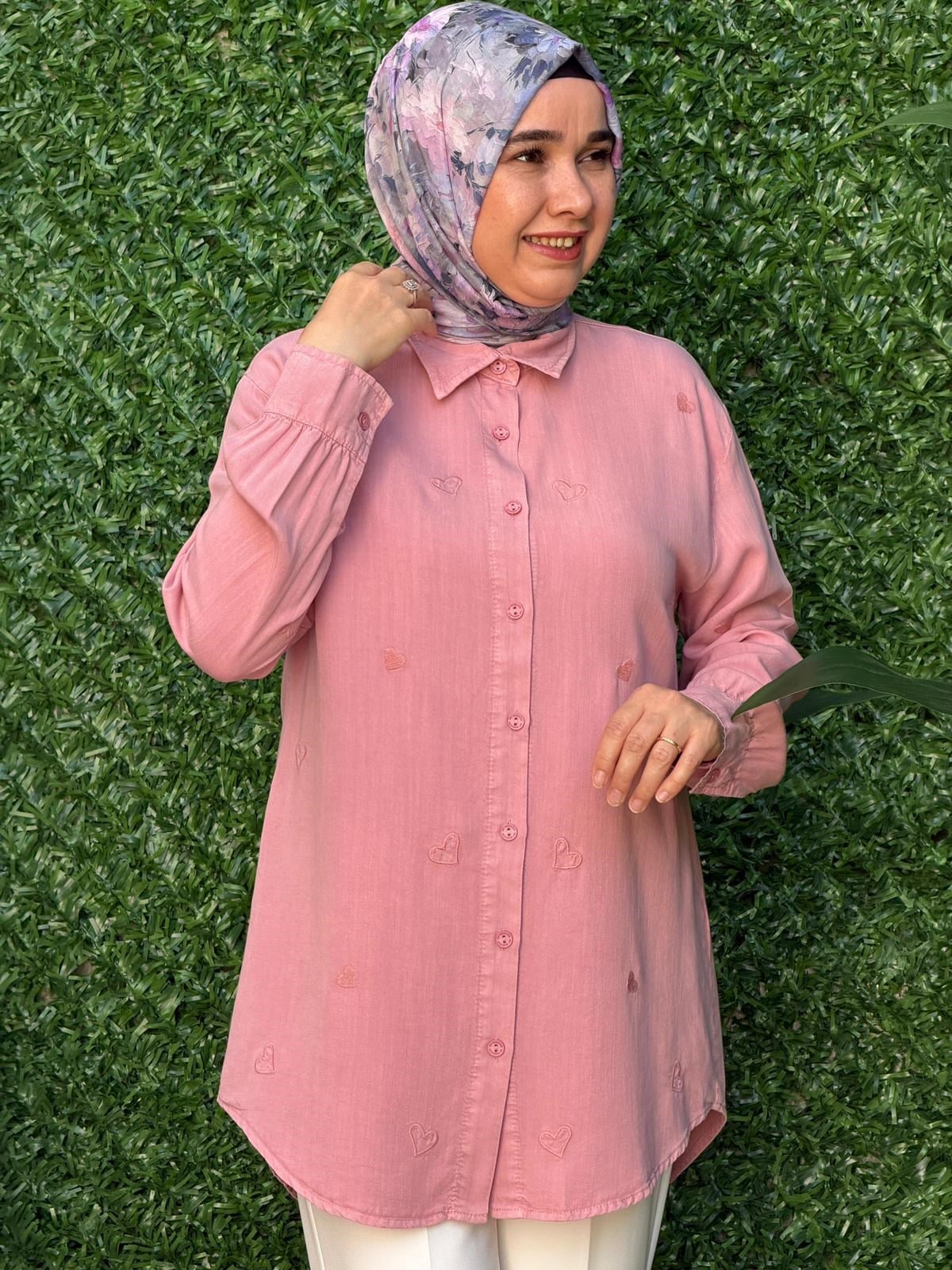 Pembe Kalpli Tunik