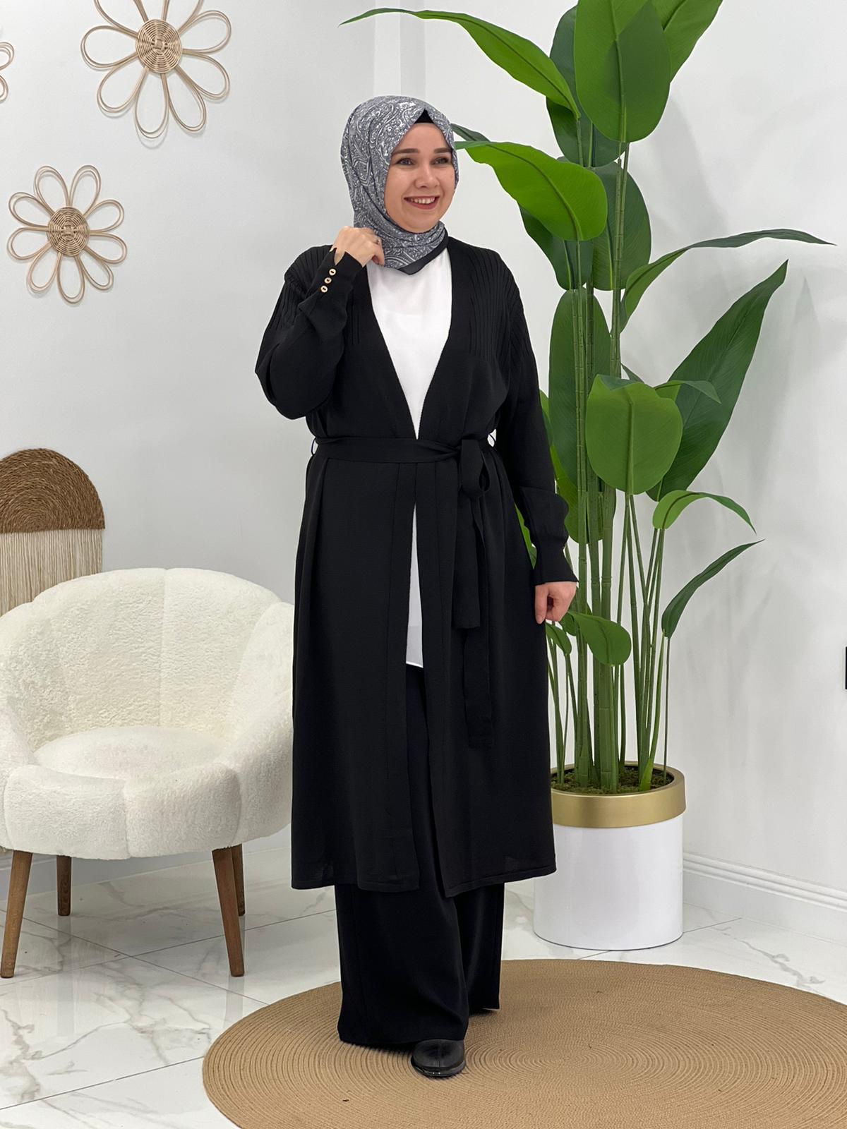 Siyah Triko Hırka 