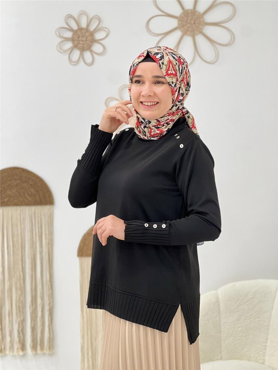Siyah Triko Kazak