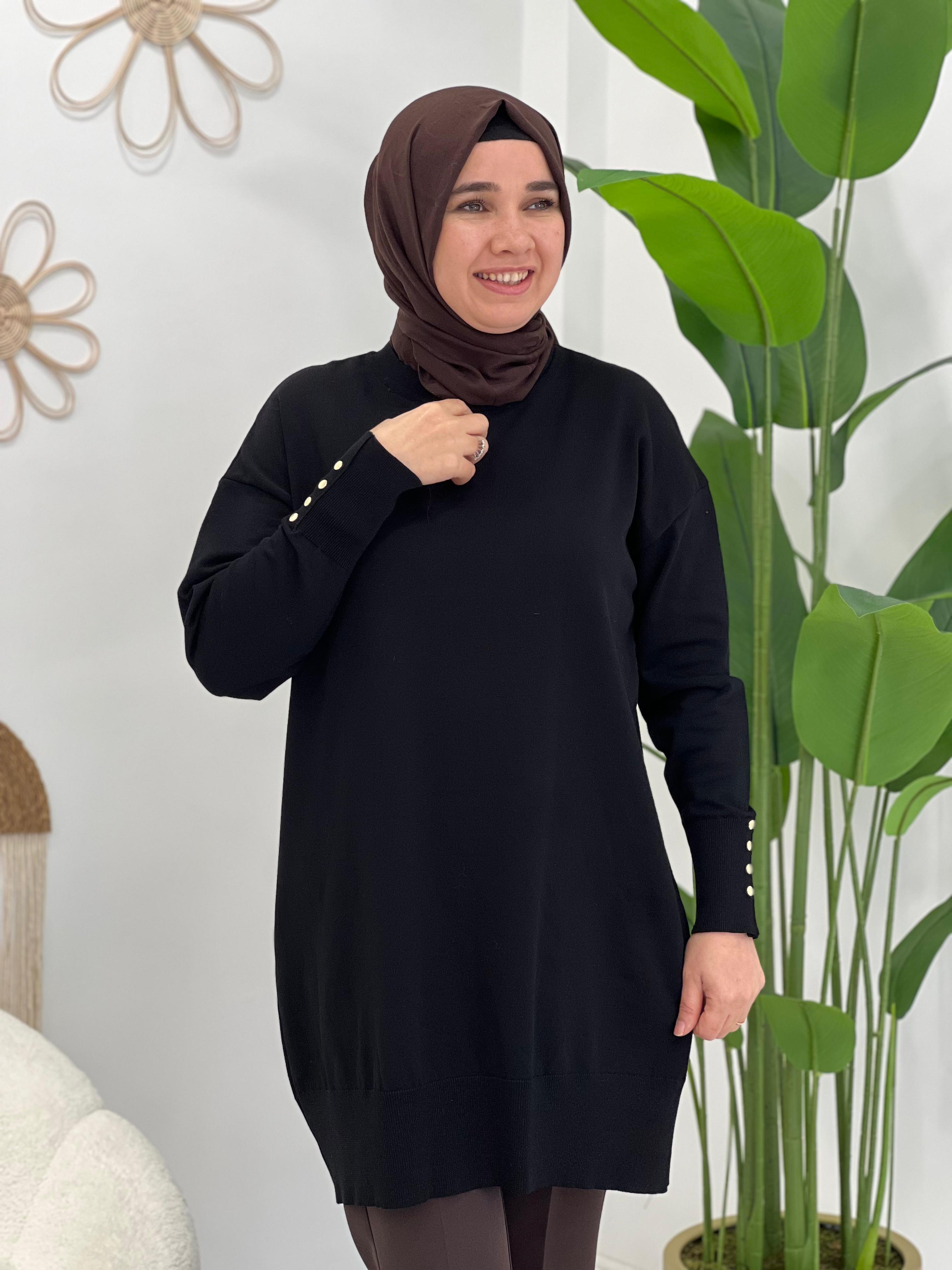 Siyah Triko Tunik