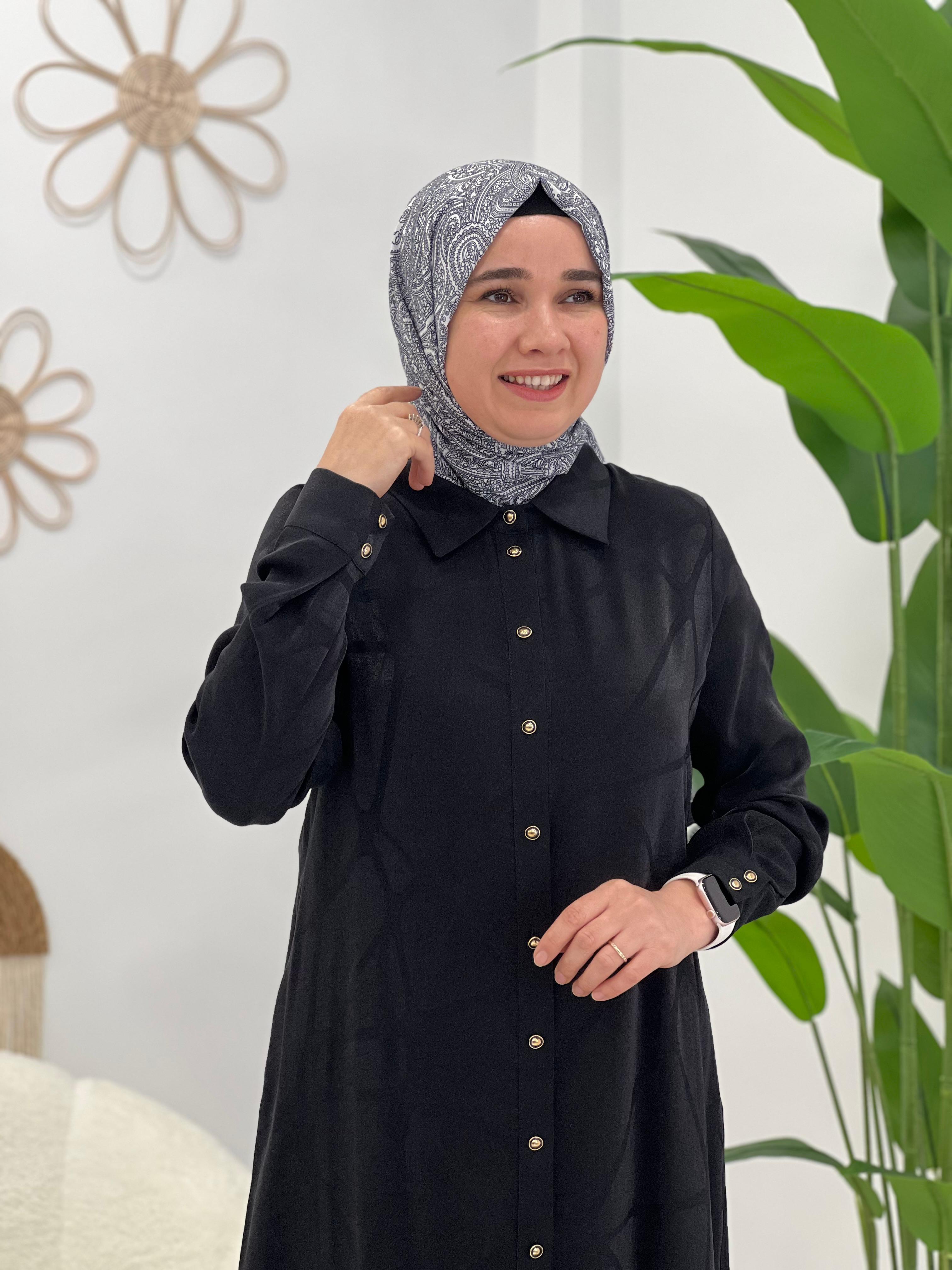 Siyah Uzun Tunik
