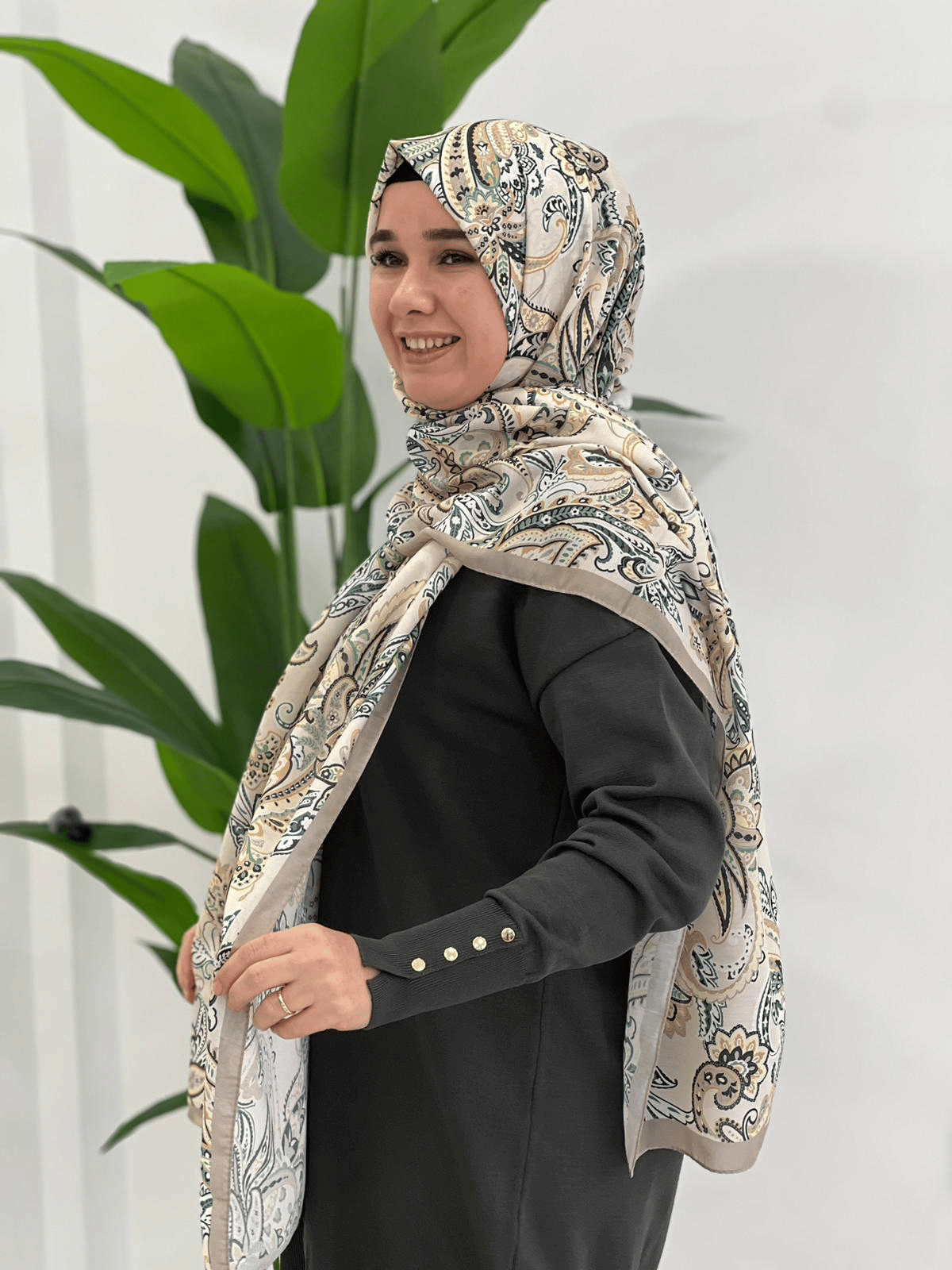 Taş Desenli Şal