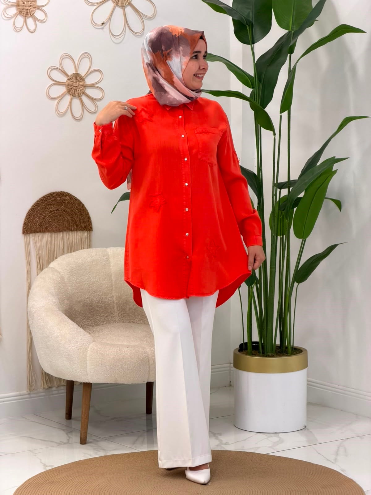 Turuncu Yıldız Tensel Tunik