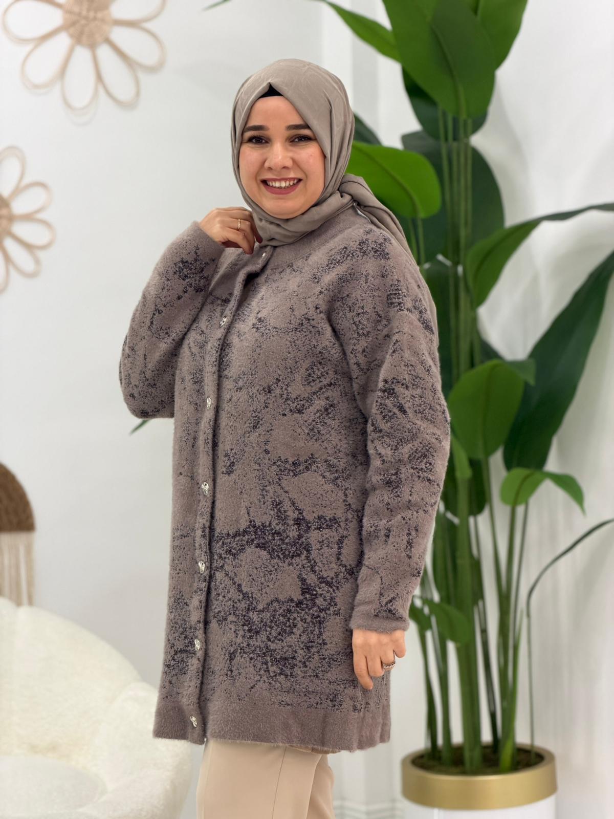 Vizon Angora Ceket