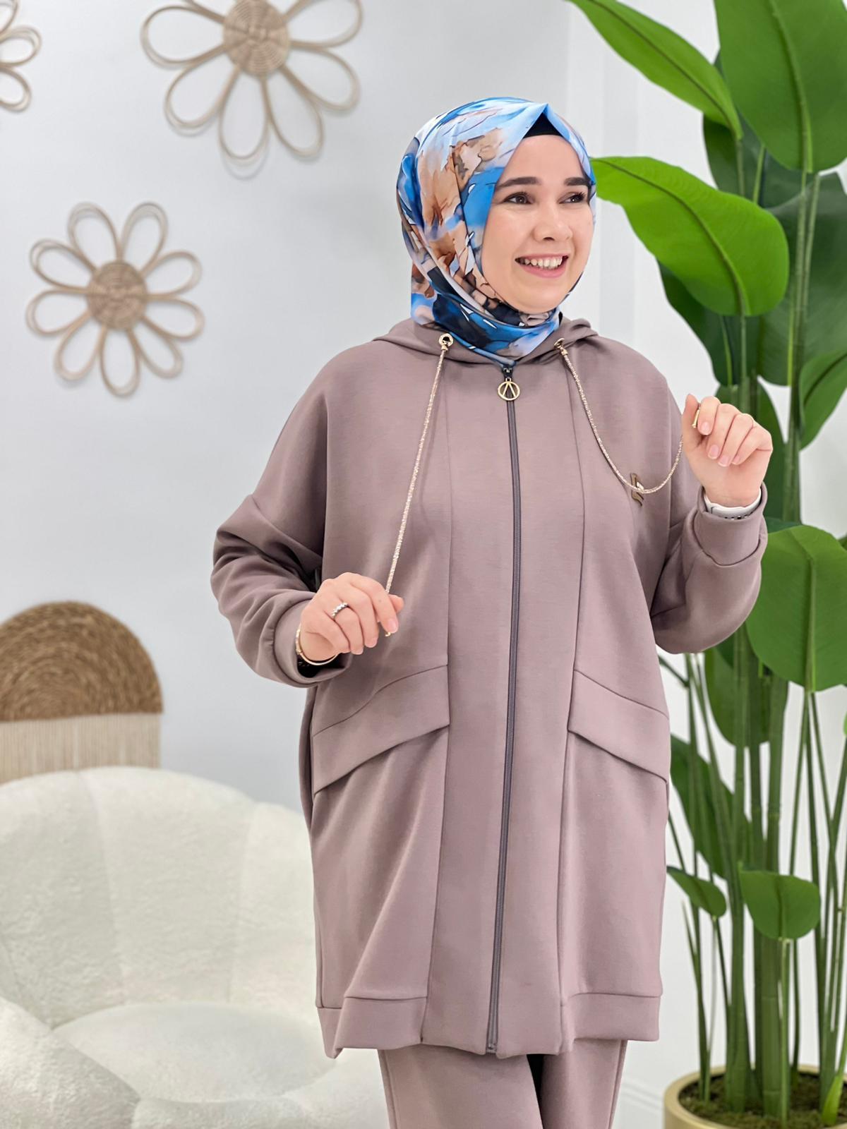 Vizon Modal Pantolon Takım