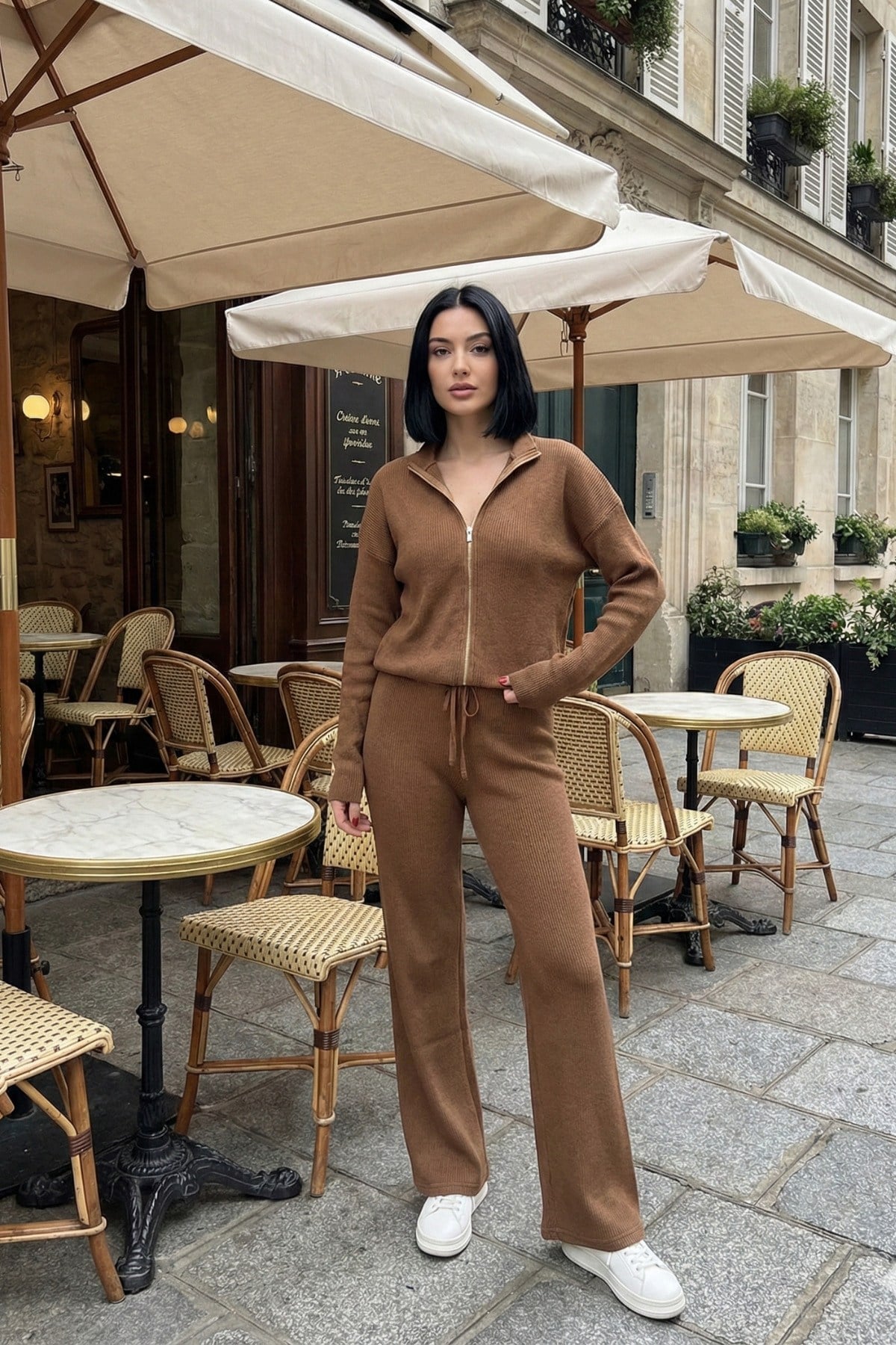 Kadın College Ceket Kaşkorse Pantolon İkili Takım