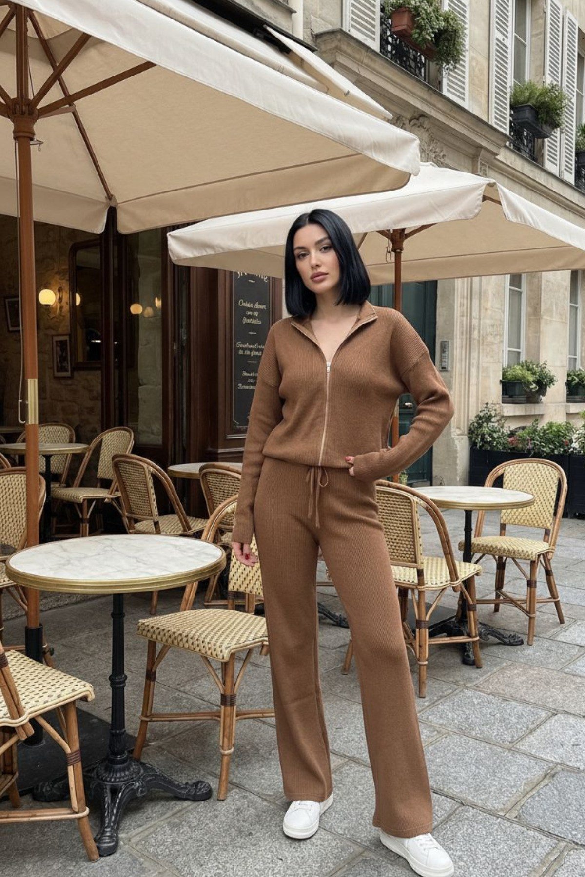 Kadın College Ceket Kaşkorse Pantolon İkili Takım