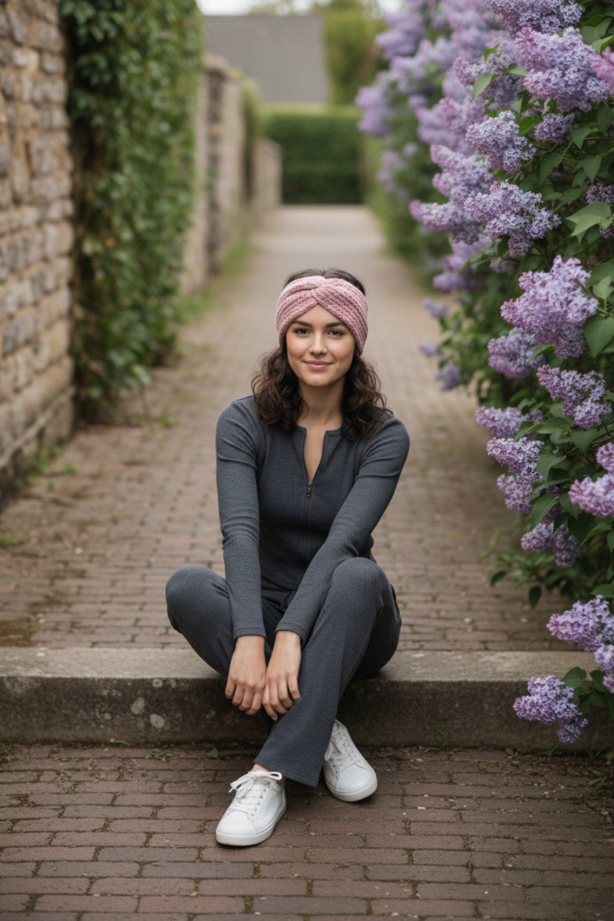 Kadın Fermuarlı Crop Ceket Pantolon İkili Takım